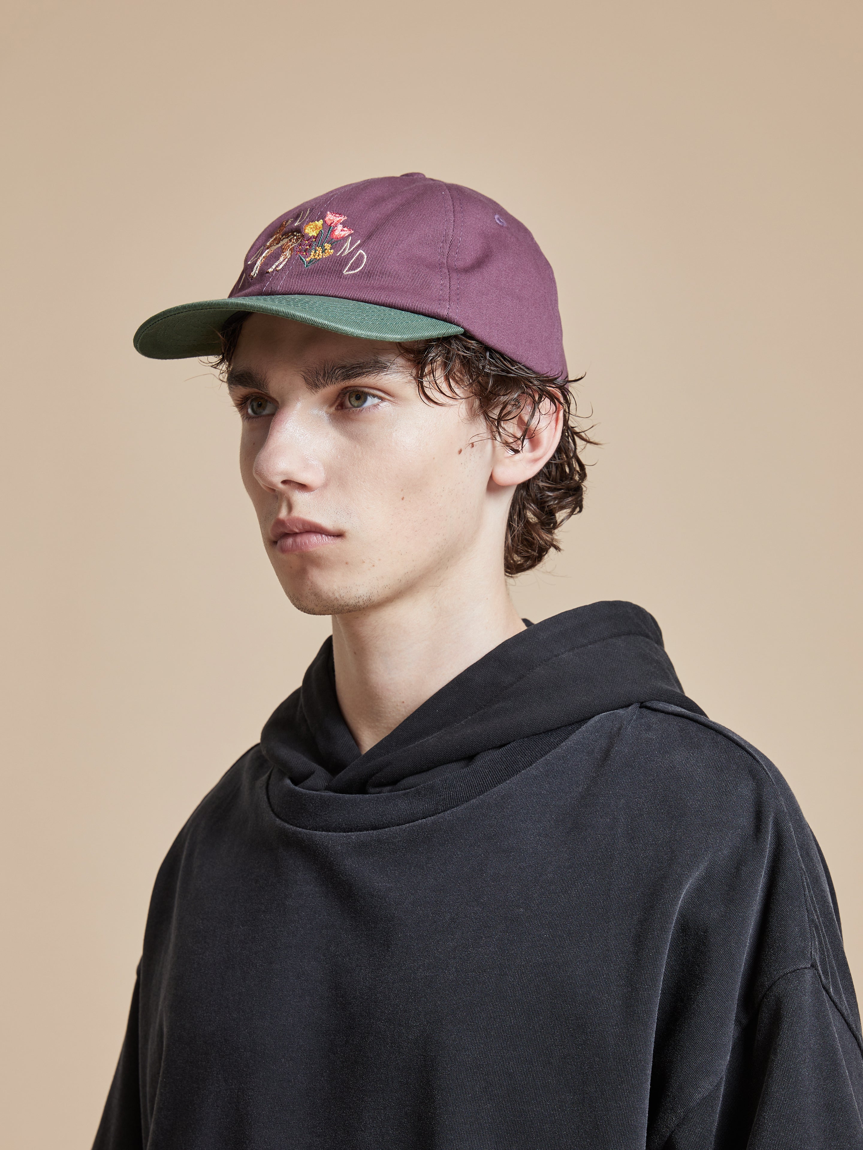 Flower Deer Cap | Modern Menswear by yycbvcnbmmnbm