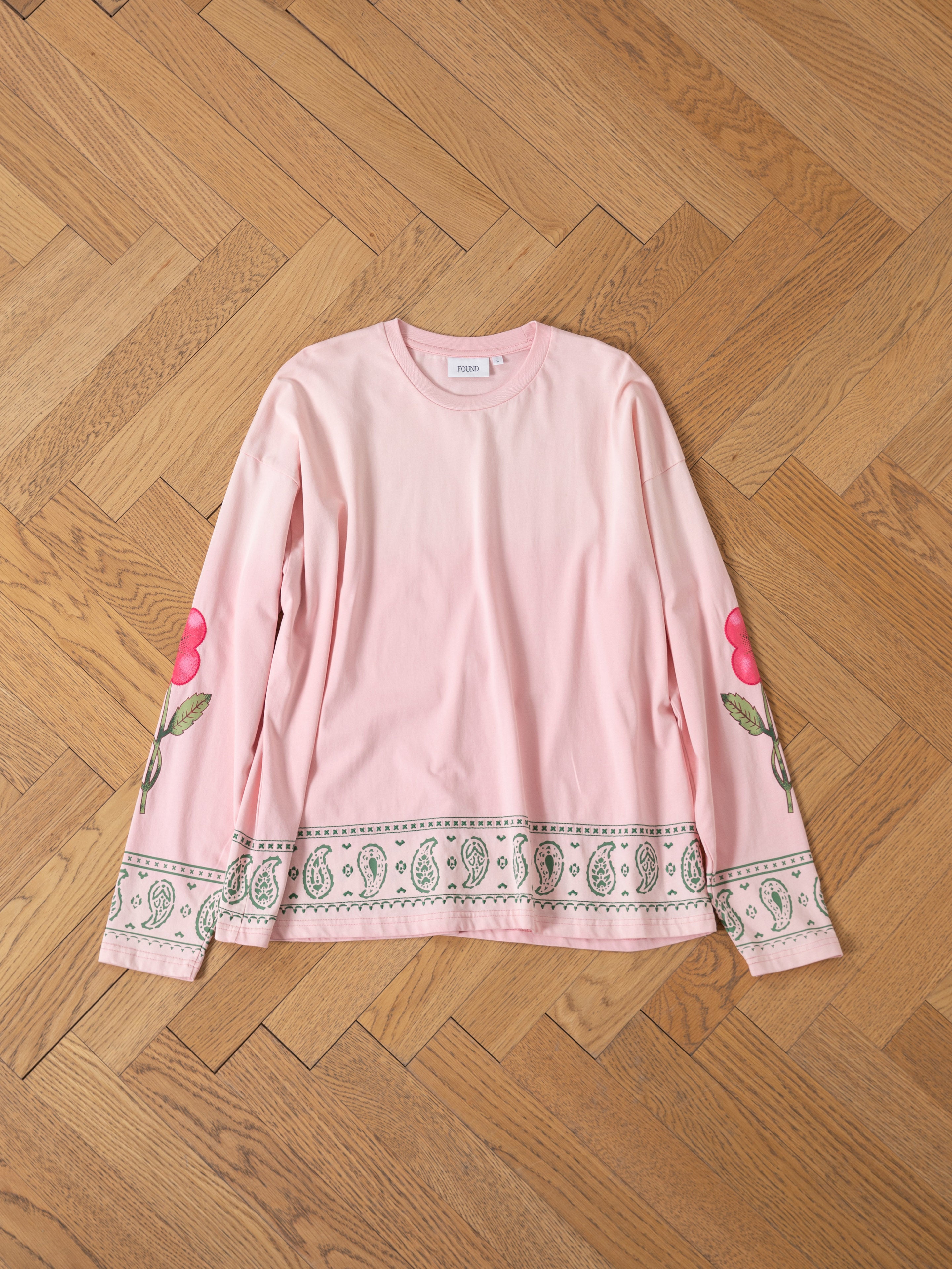 Garden Bloom Embroidered LS Tee | Modern Menswear by yycbvcnbmmnbm