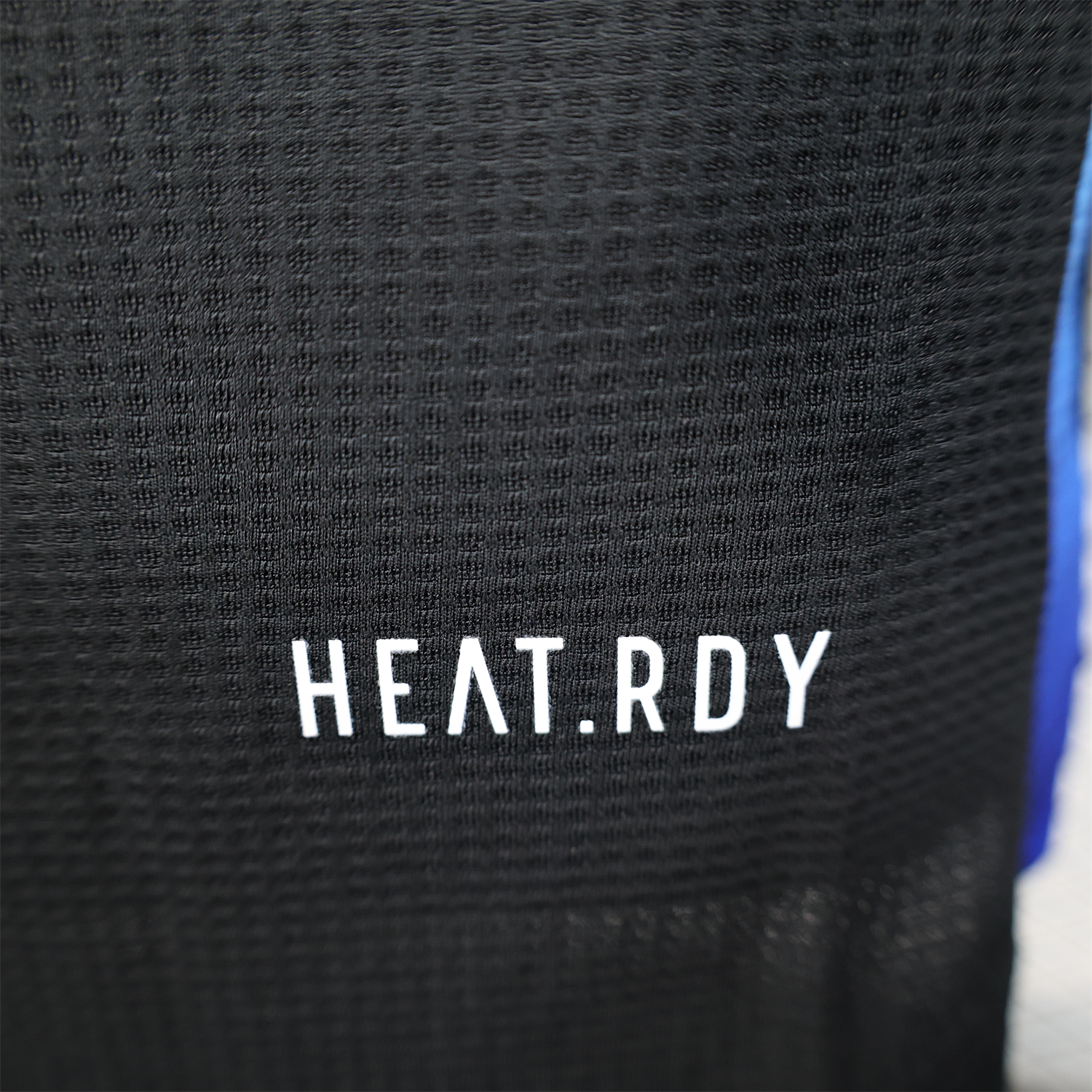 AlphaJersey-Algeria 25-26 Pure Black with Blue Sleeves Jersey - Player Version