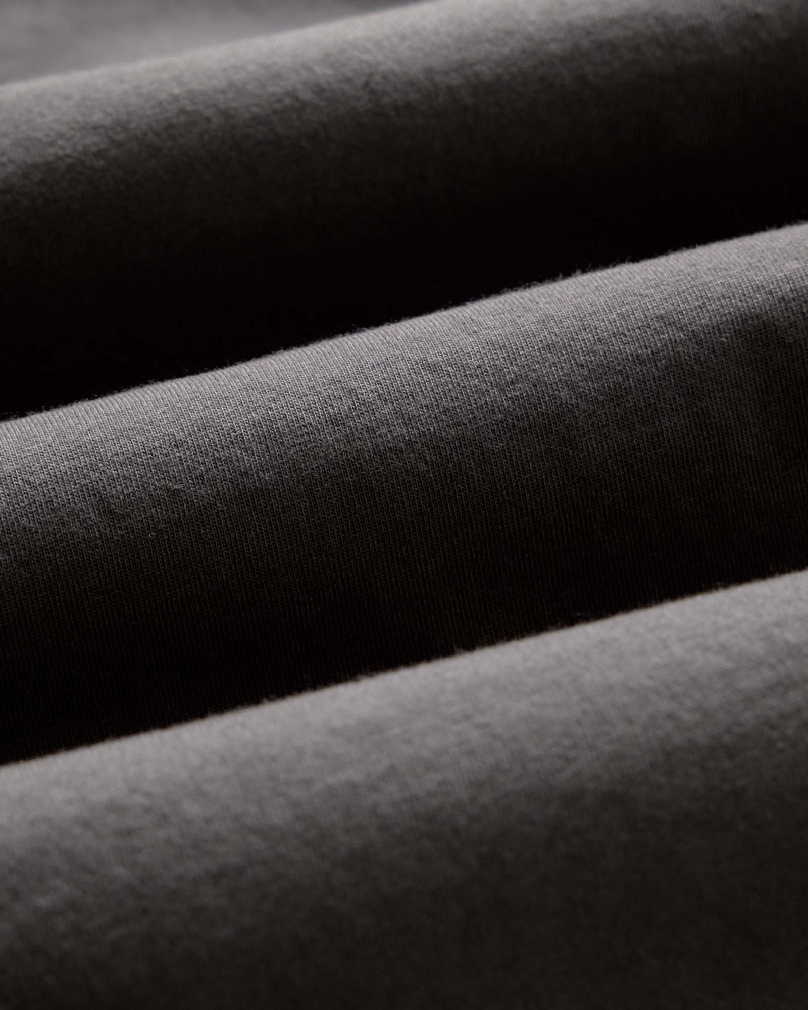 The Organic Cotton Long Sleeve Tee in Faded Black | Modern Menswear by yycbvcnbmmnbm