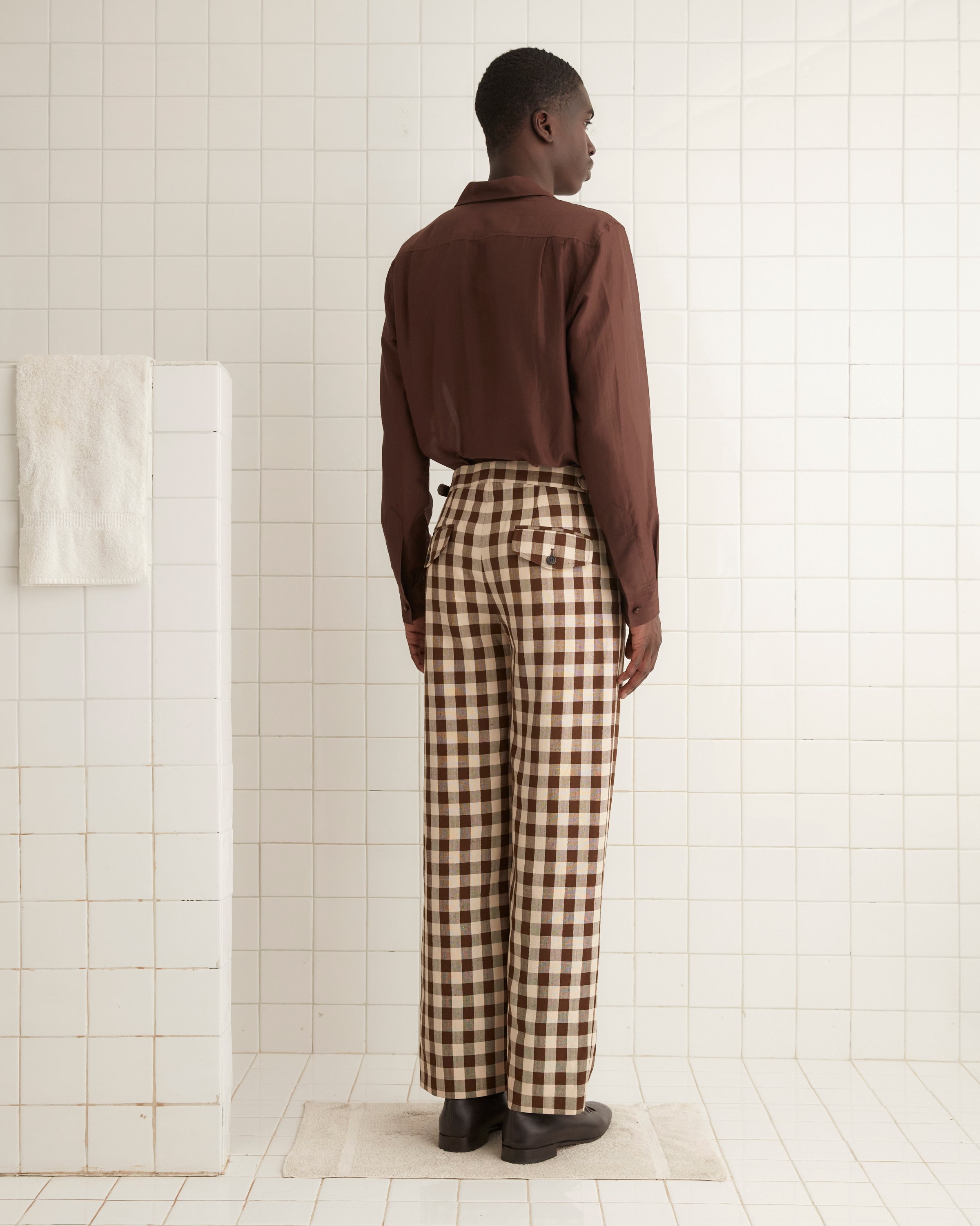 Gilbert Check Trousers | Modern Menswear by yycbvcnbmmnbm