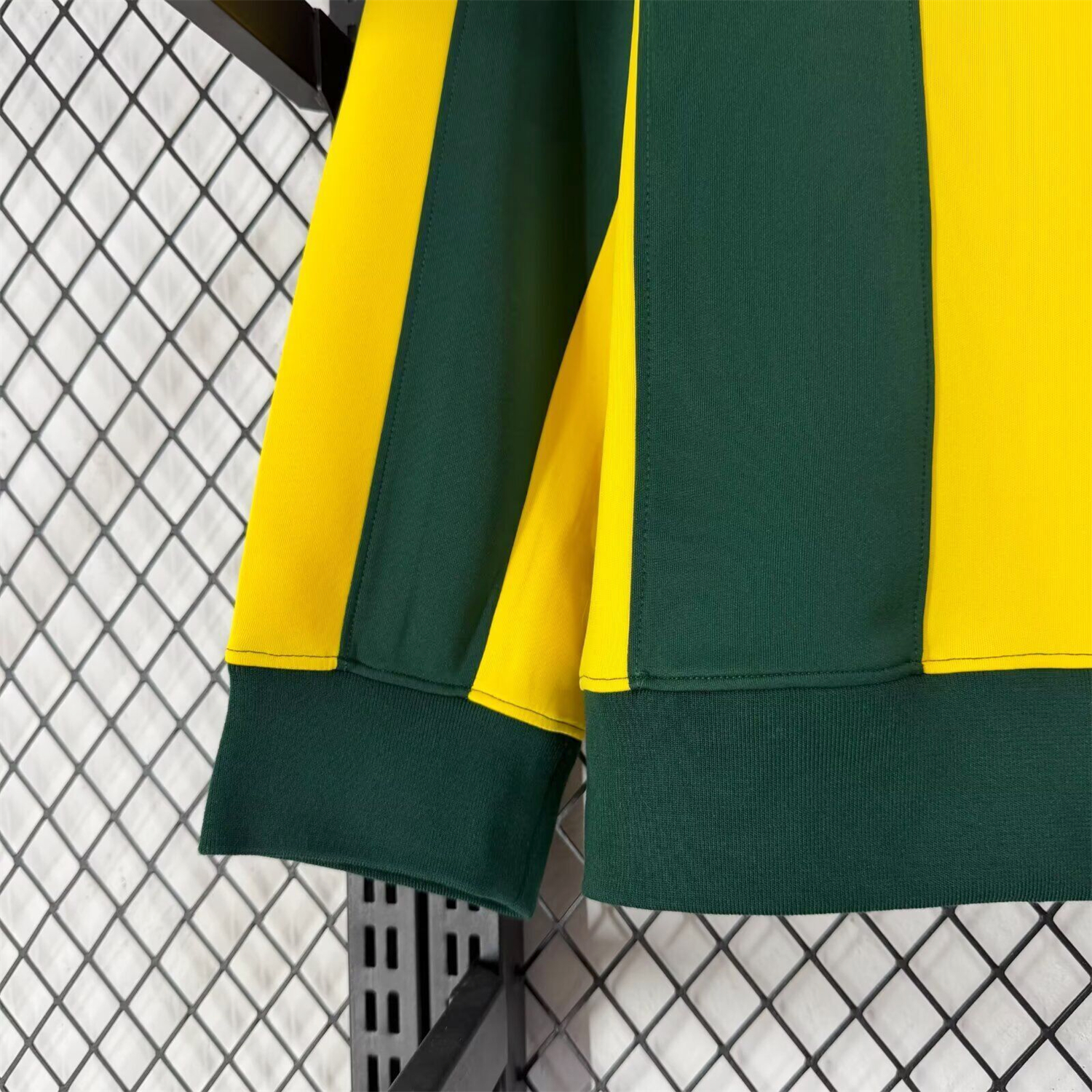 AlphaJersey-Brazil 2026 Yellow And Dark Green Unisex Pullover Hoodie