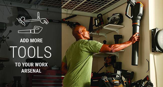 Not only do these batteries power these two tools, they power every tool on the Worx 20V & 40V