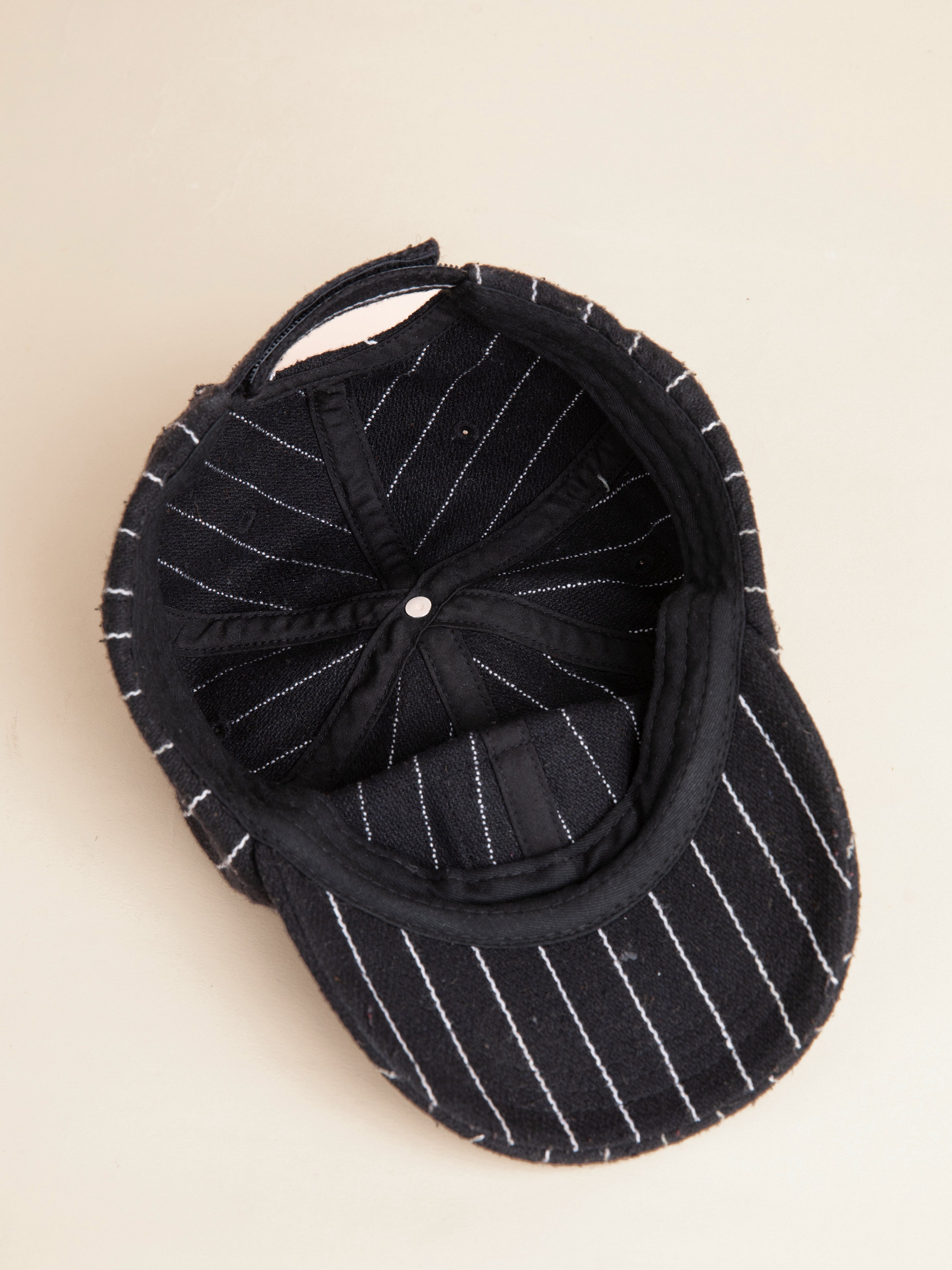 Pinstripe Lion Cap | Modern Menswear by yycbvcnbmmnbm