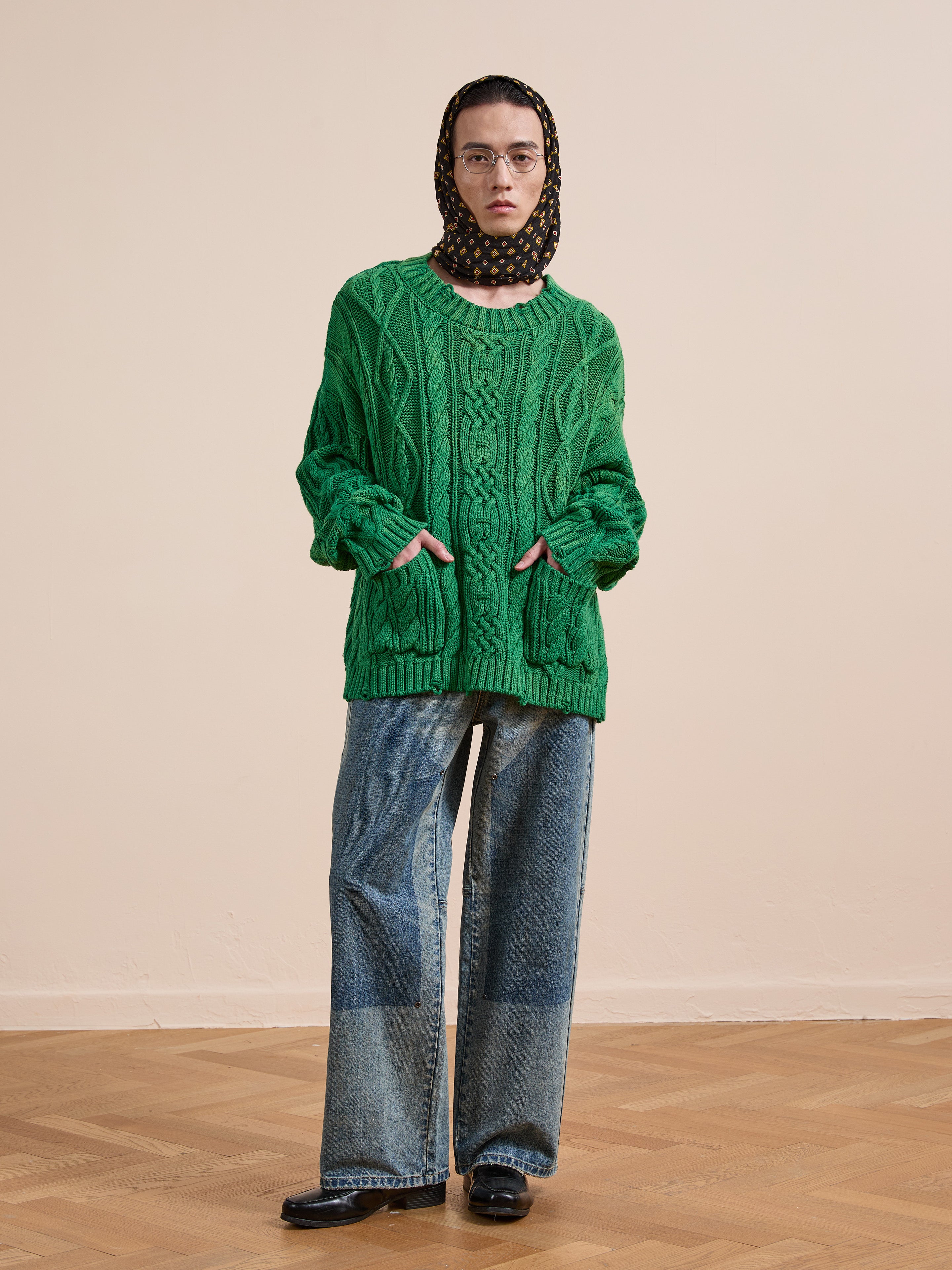 Cable Knit Pullover Sweater | Modern Menswear by yycbvcnbmmnbm