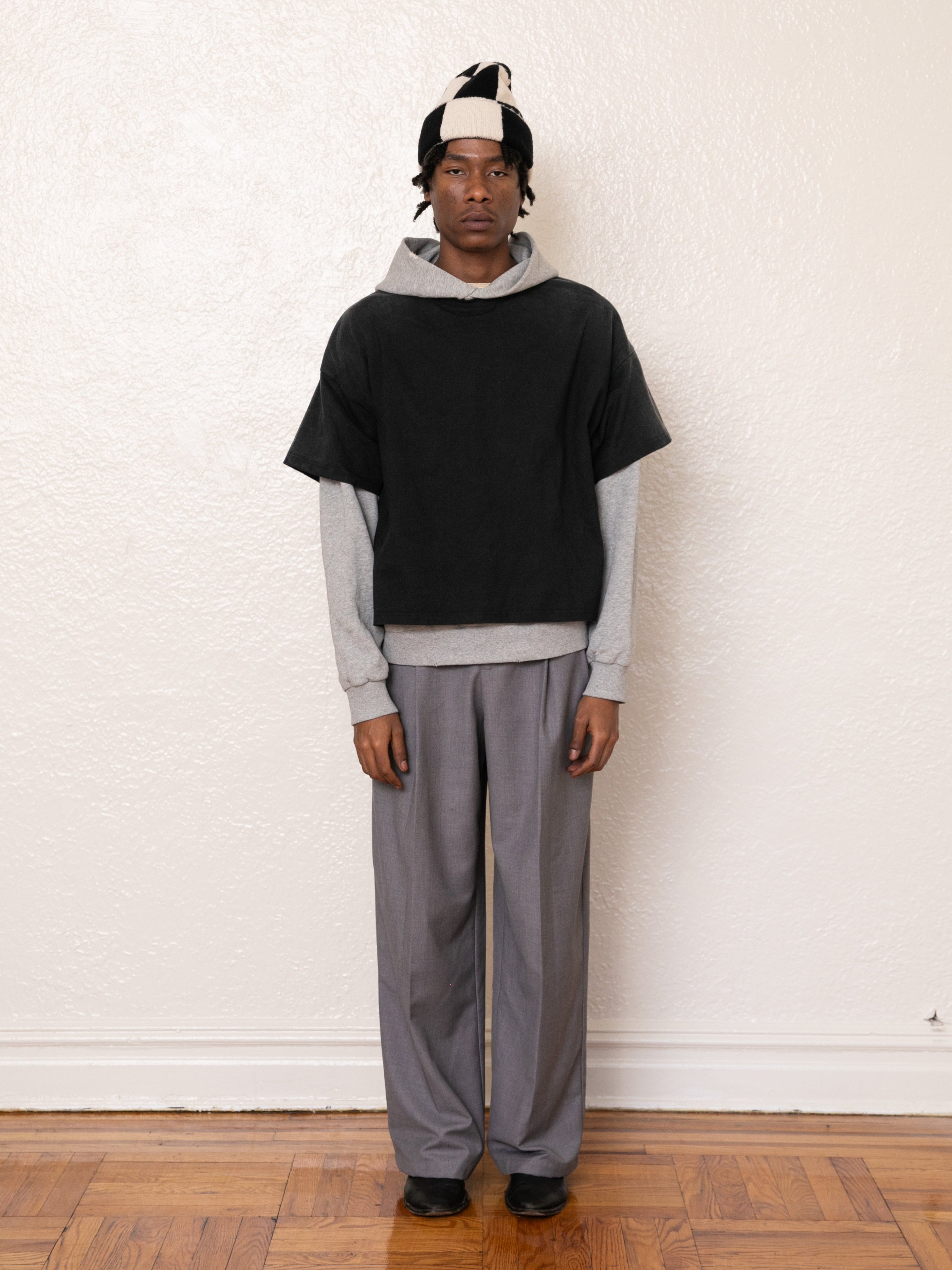 Double Layer Hoodie | Modern Menswear by yycbvcnbmmnbm