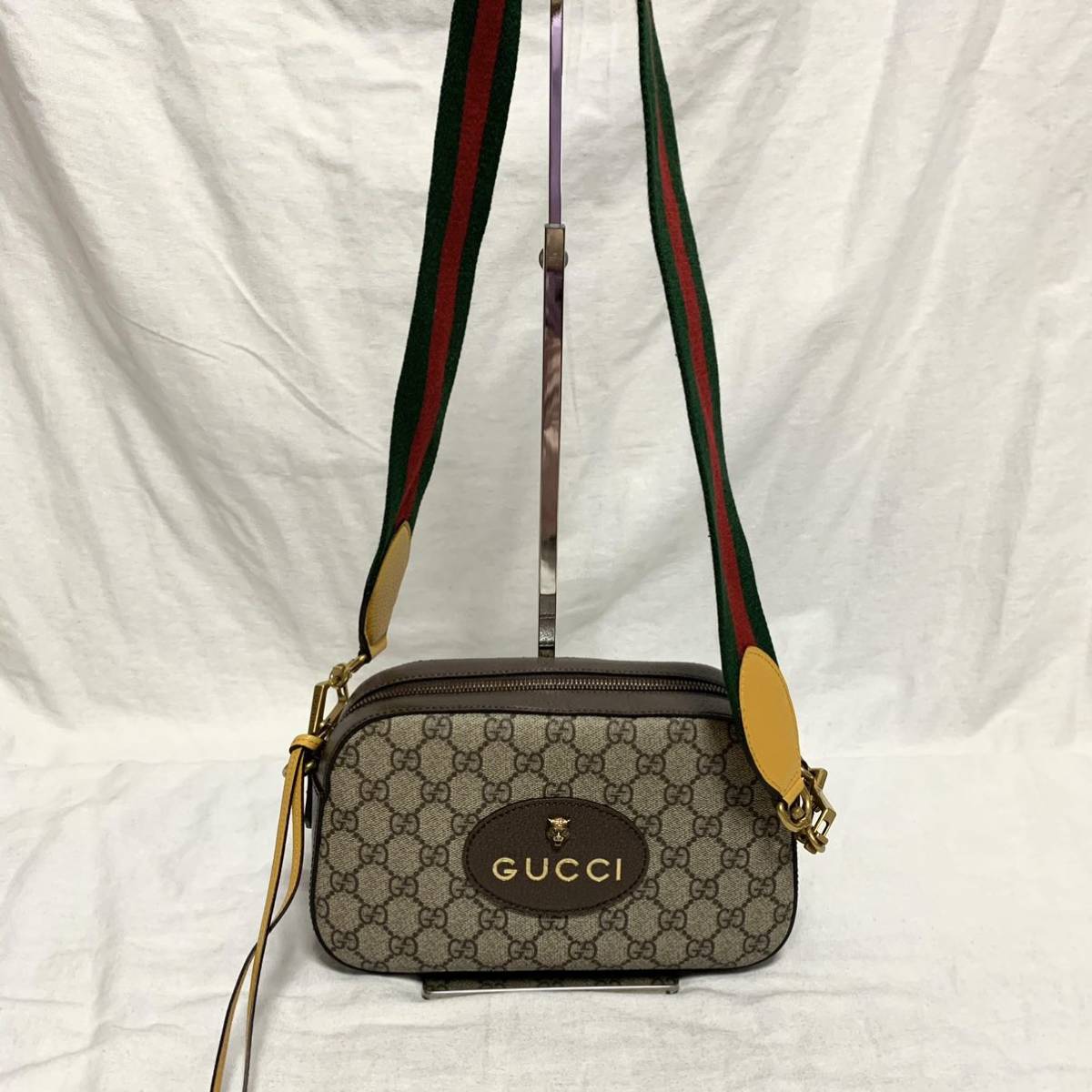 PayPayフリマ|美品 定価123200円 GUCCI グッチ ネオ ヴィンテージ GGスプリームシェリーラインショルダーバッグ メッセンジャーバッグ 476466 498879
