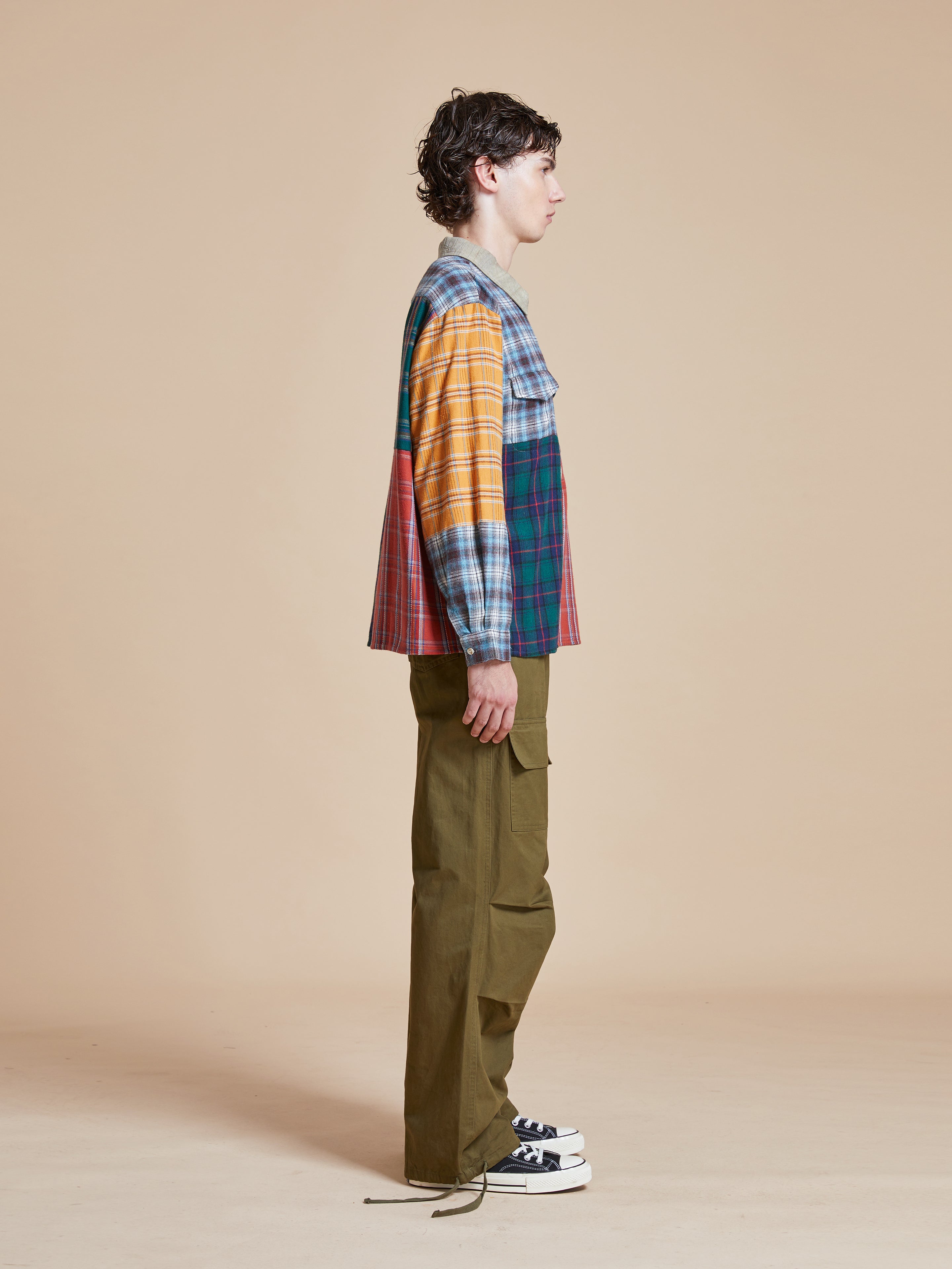 Multi Plaid Tartan Shirt | Modern Menswear by yycbvcnbmmnbm