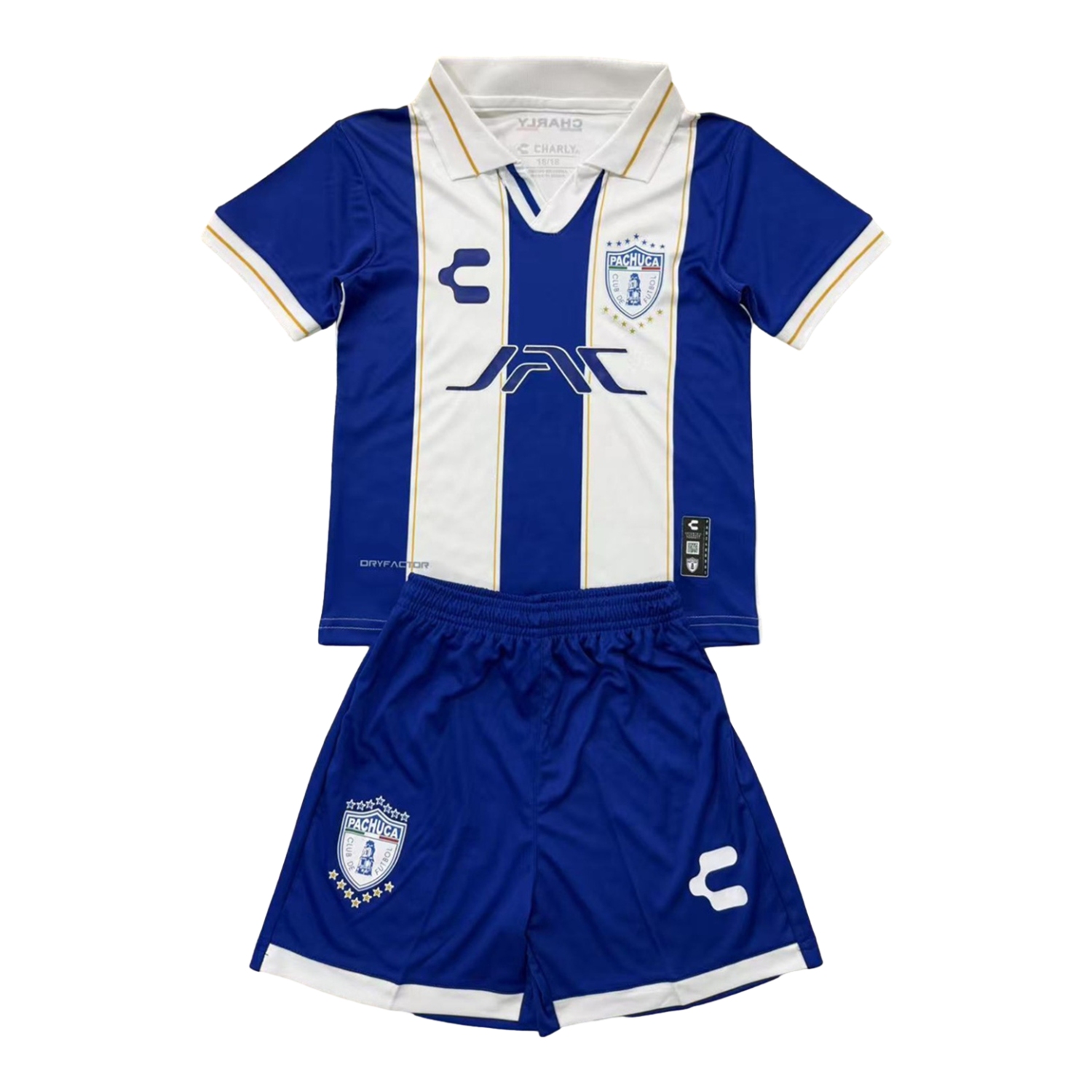 AlphaJersey-Pachuca 25-26 Home Men's Adult Jersey Set - Fans Version