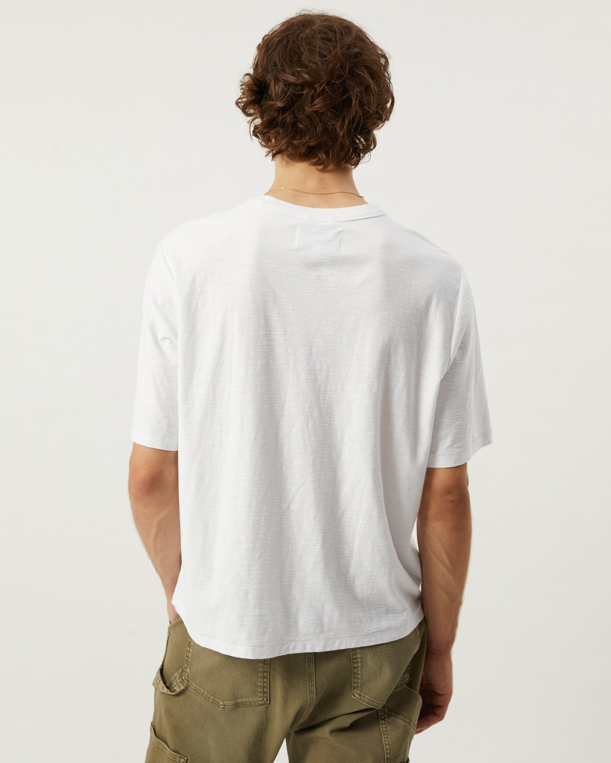 Slub Tee - White | Modern Menswear by yycbvcnbmmnbm