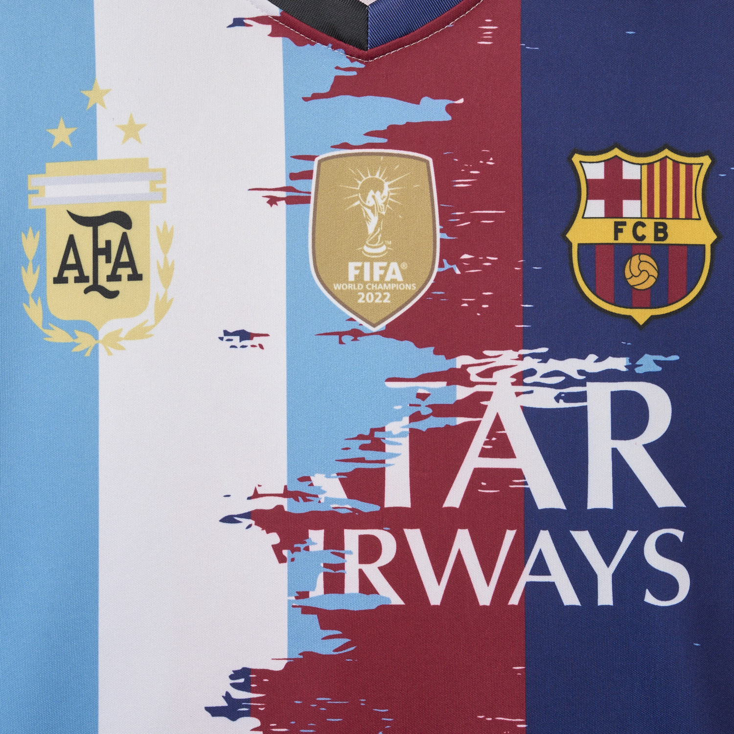 AlphaJersey-Messi Argentina & Barcelona Special Jersey - Fans Version
