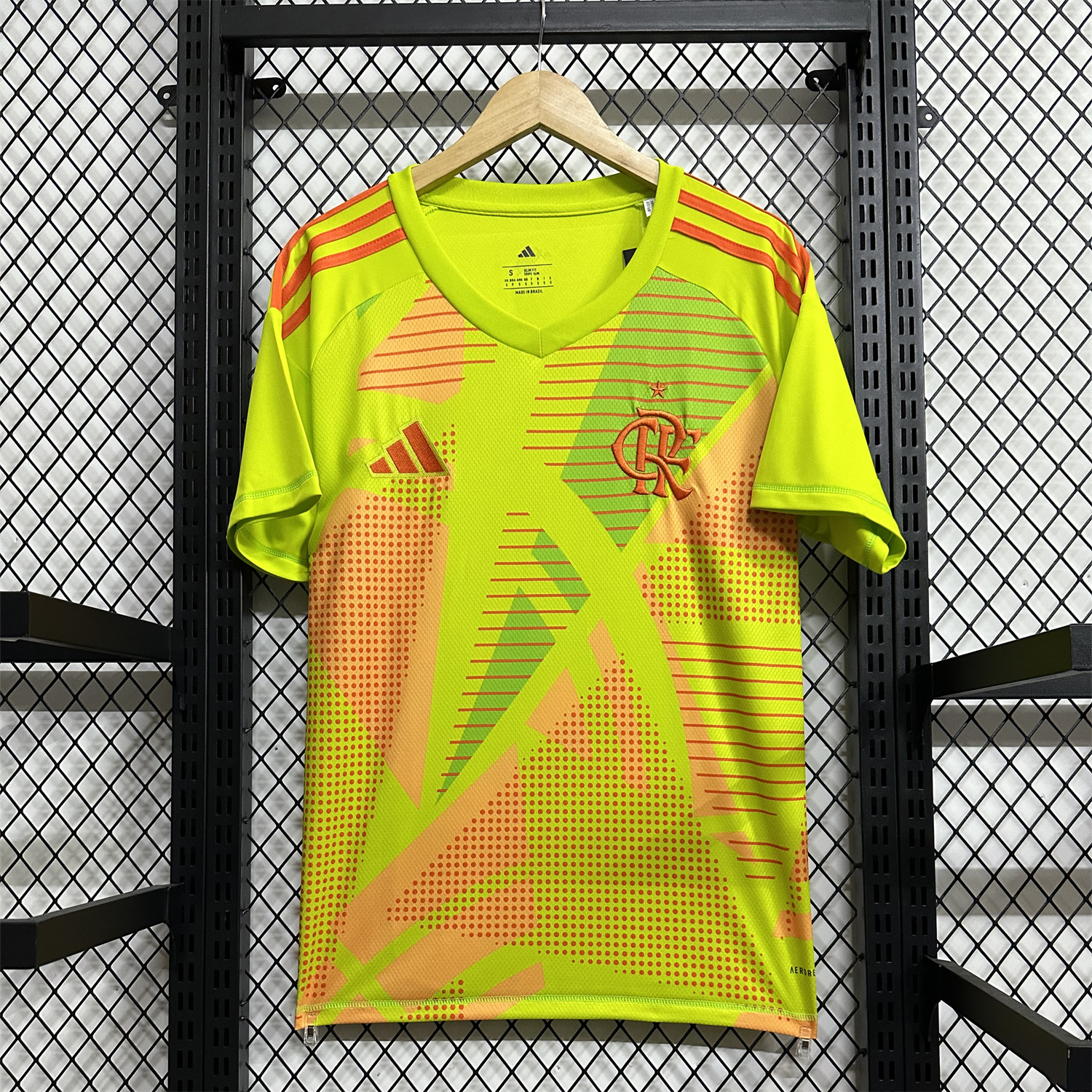 AlphaJersey-Flamengo 25-26 Yellow Green Goalkeeper Jersey - Fans Version