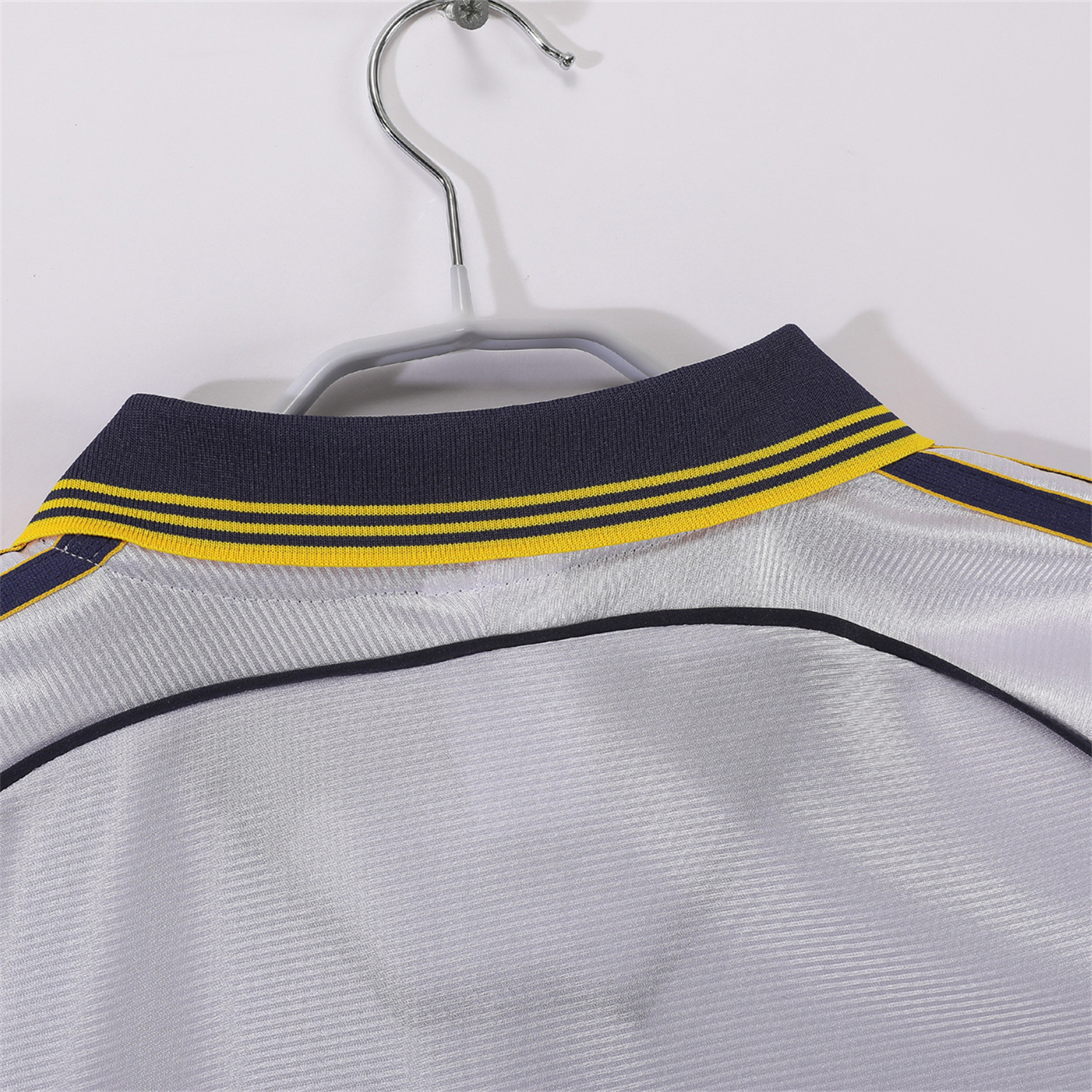 AlphaJersey-Retro Real Madrid 1998-00 Home Long Sleeves Jersey