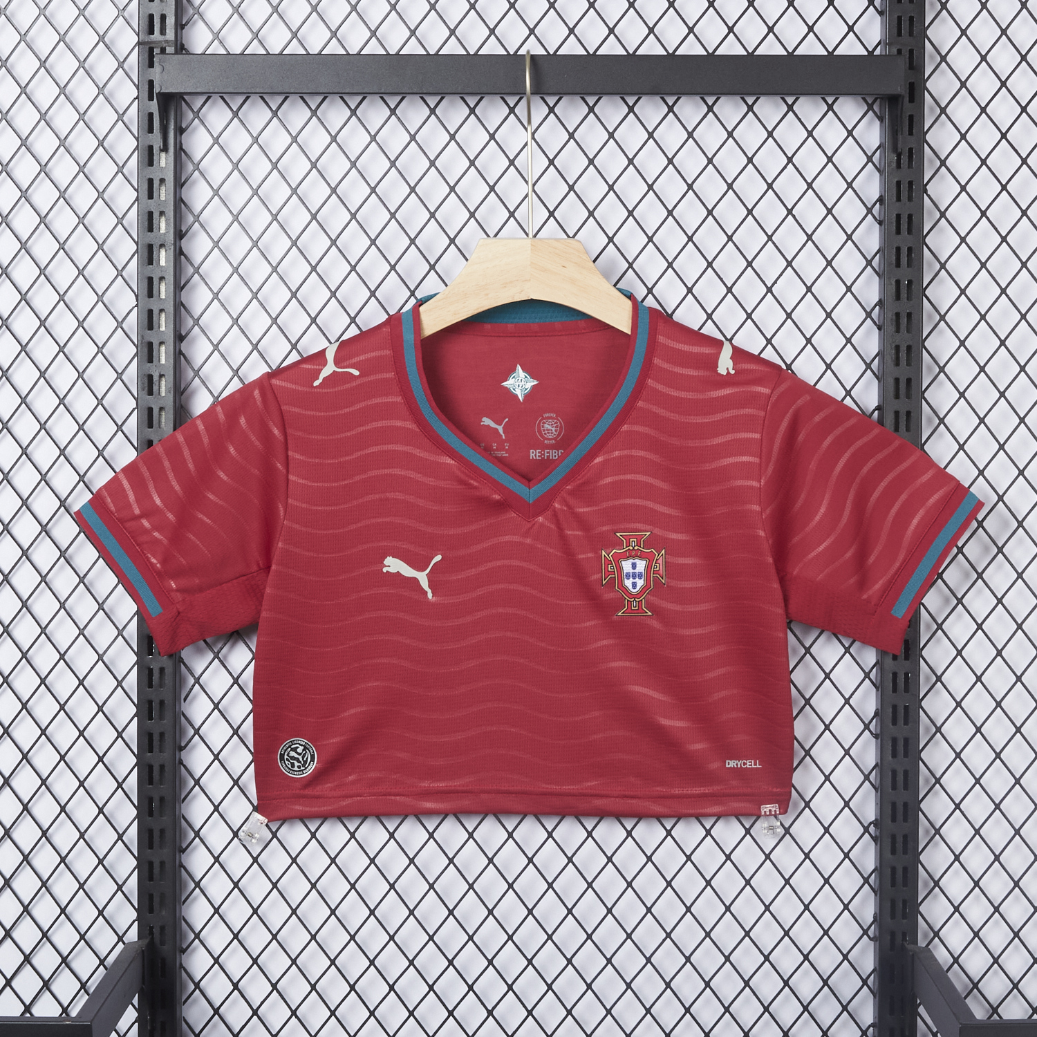 AlphaJersey-Women's Portugal 2026 Home Cropped Jersey