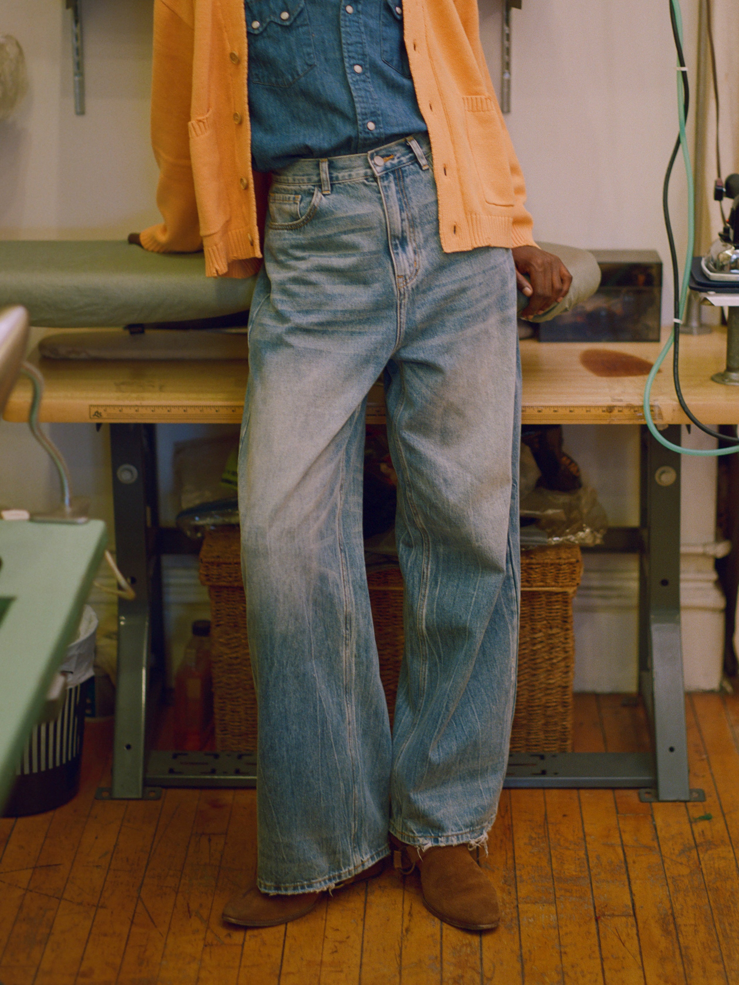 Lacy Baggy Jeans | Modern Menswear by yycbvcnbmmnbm