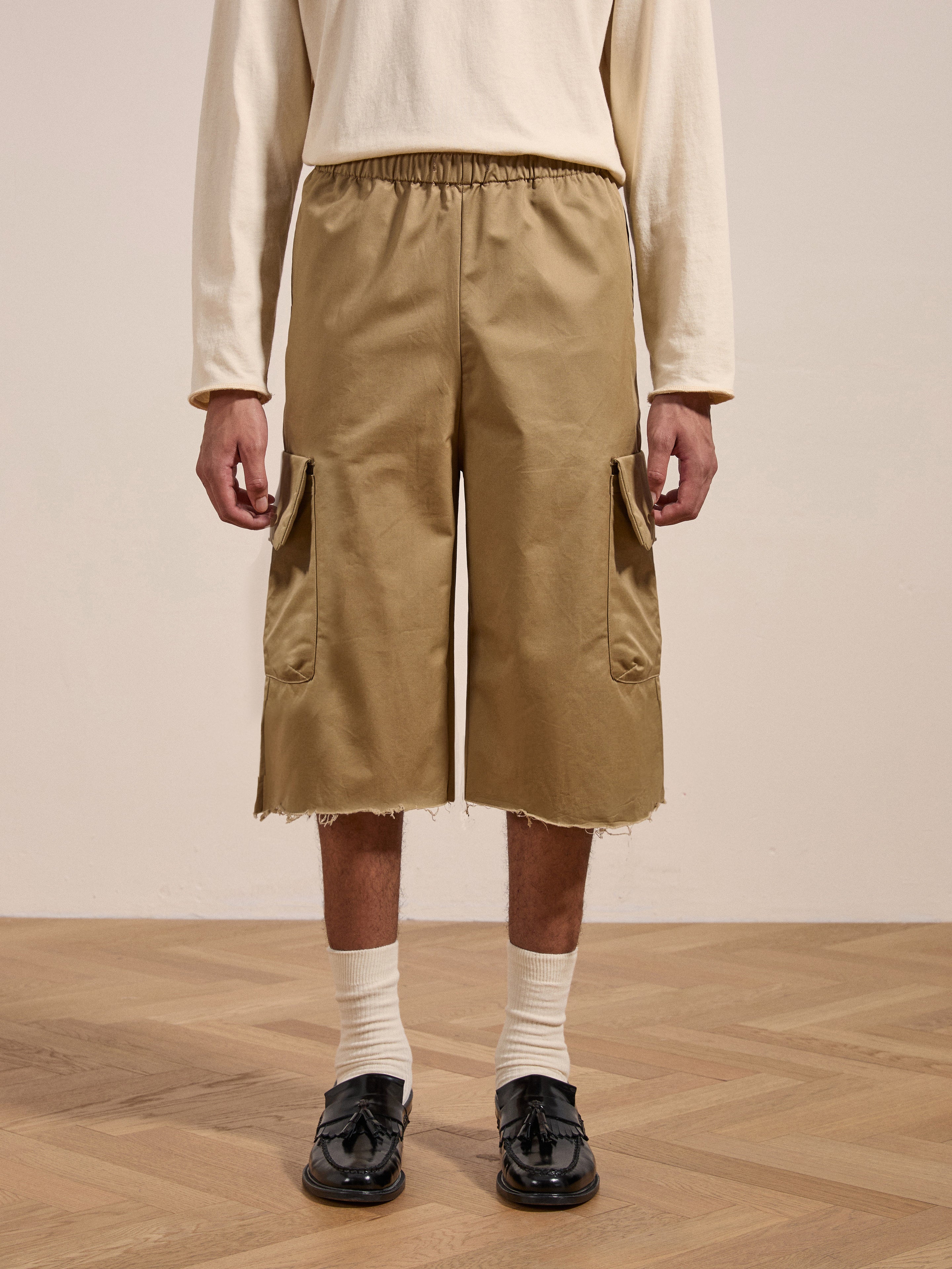 Long Twill Cargo Shorts | Modern Menswear by yycbvcnbmmnbm