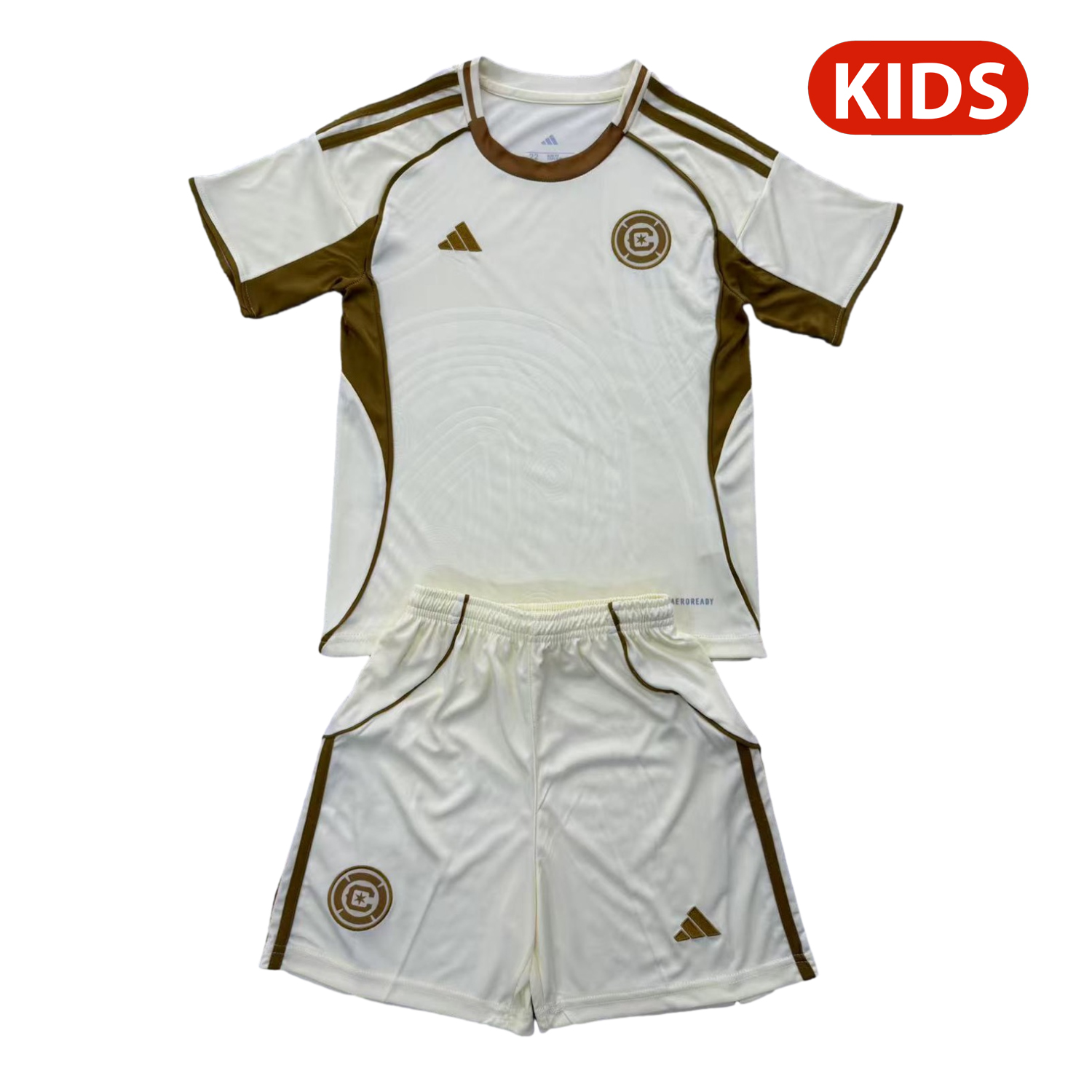 AlphaJersey-Chicago Fire 25-26 Pre-Match Training Kids Kit