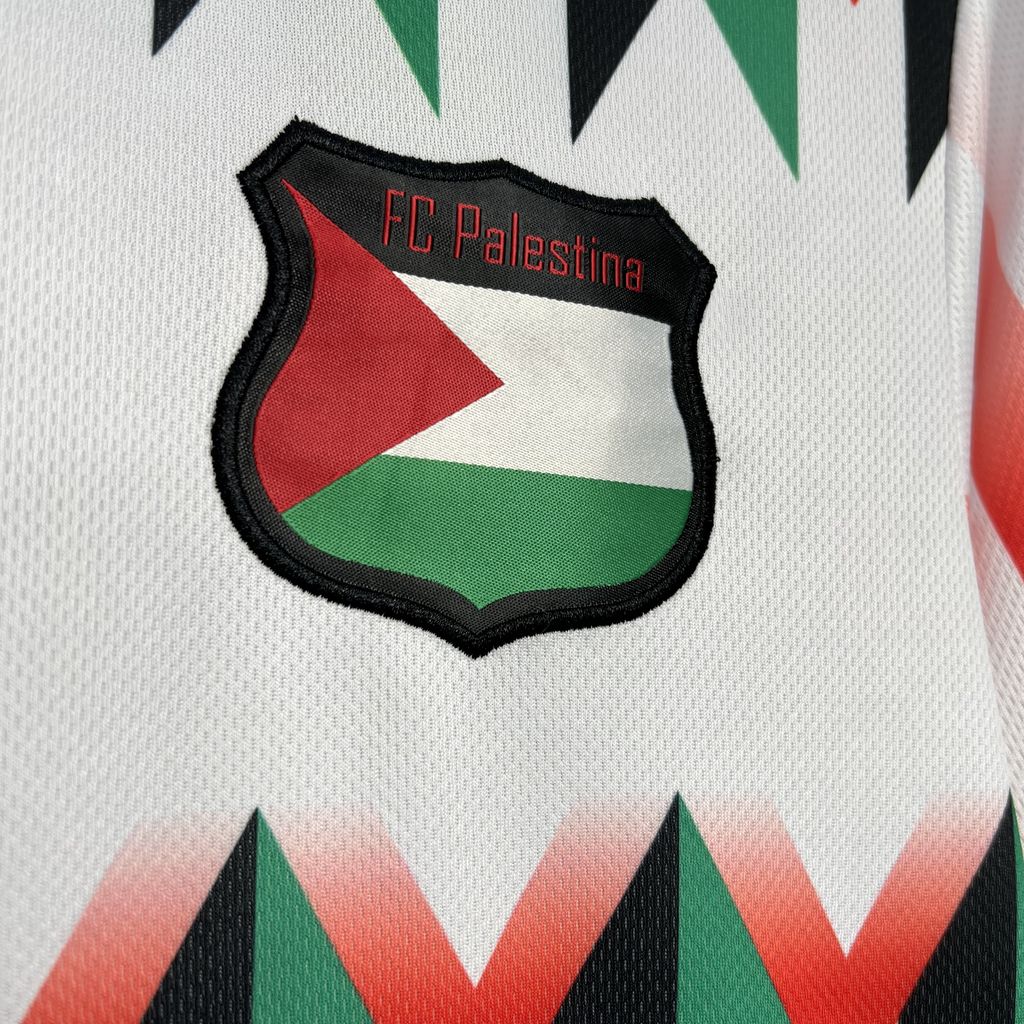 AlphaJersey-Retro Club Deportivo Palestino X Hypepeace White Throwback Jersey