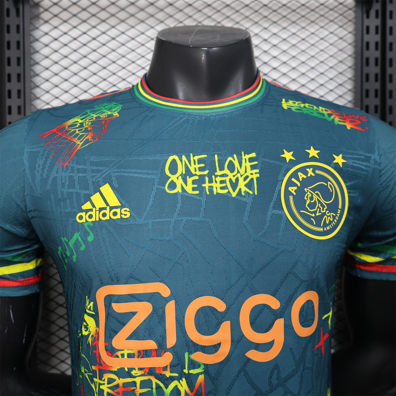 AlphaJersey-Ajax x B-O-B Marly 25-26 Deep Green Special Edition Jersey - Player Version