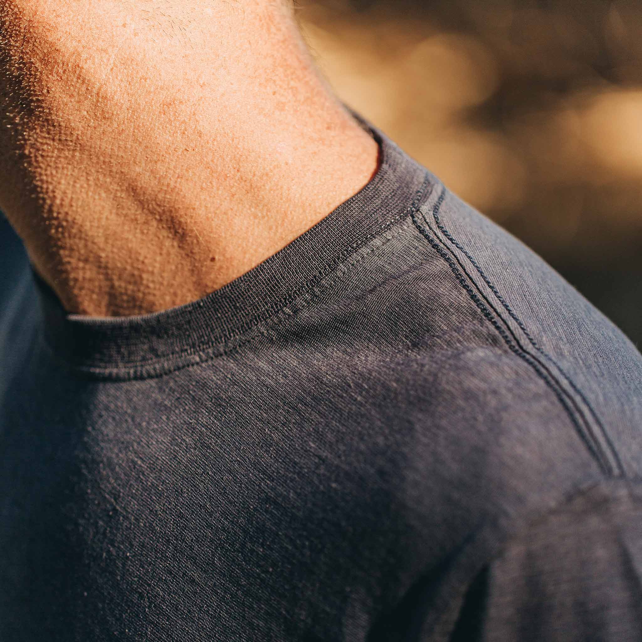 The Cotton Hemp Tee in Navy | Modern Menswear by yycbvcnbmmnbm