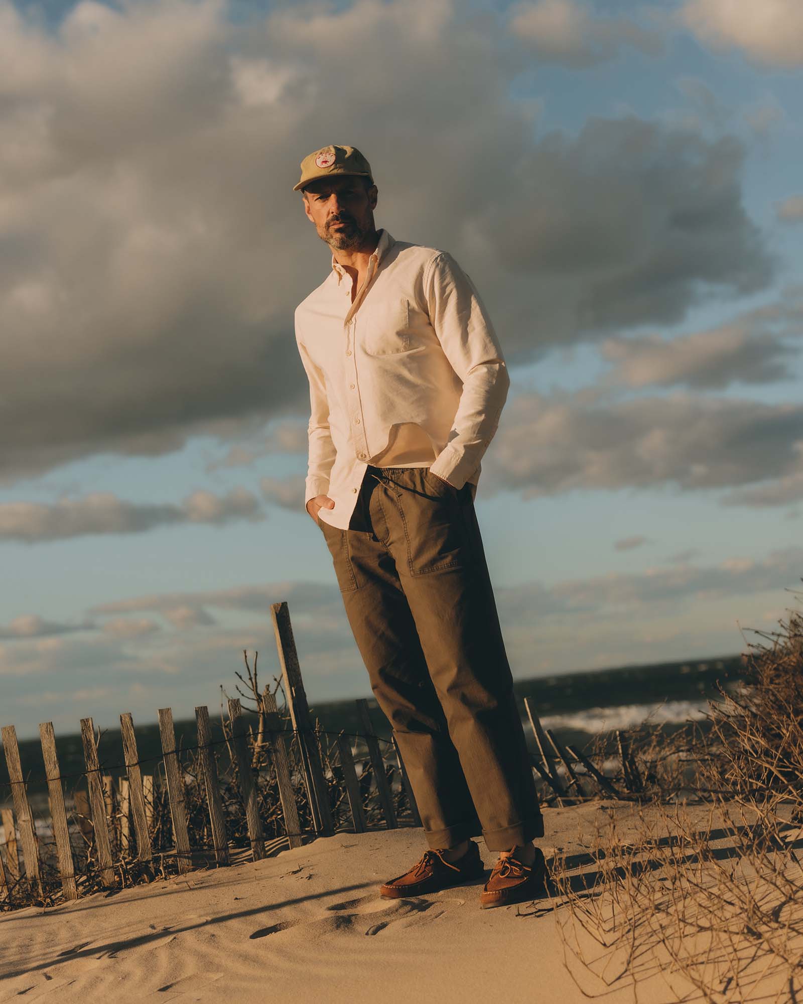 The Breakwater Pant in Mushroom Ripstop | Modern Menswear by yycbvcnbmmnbm