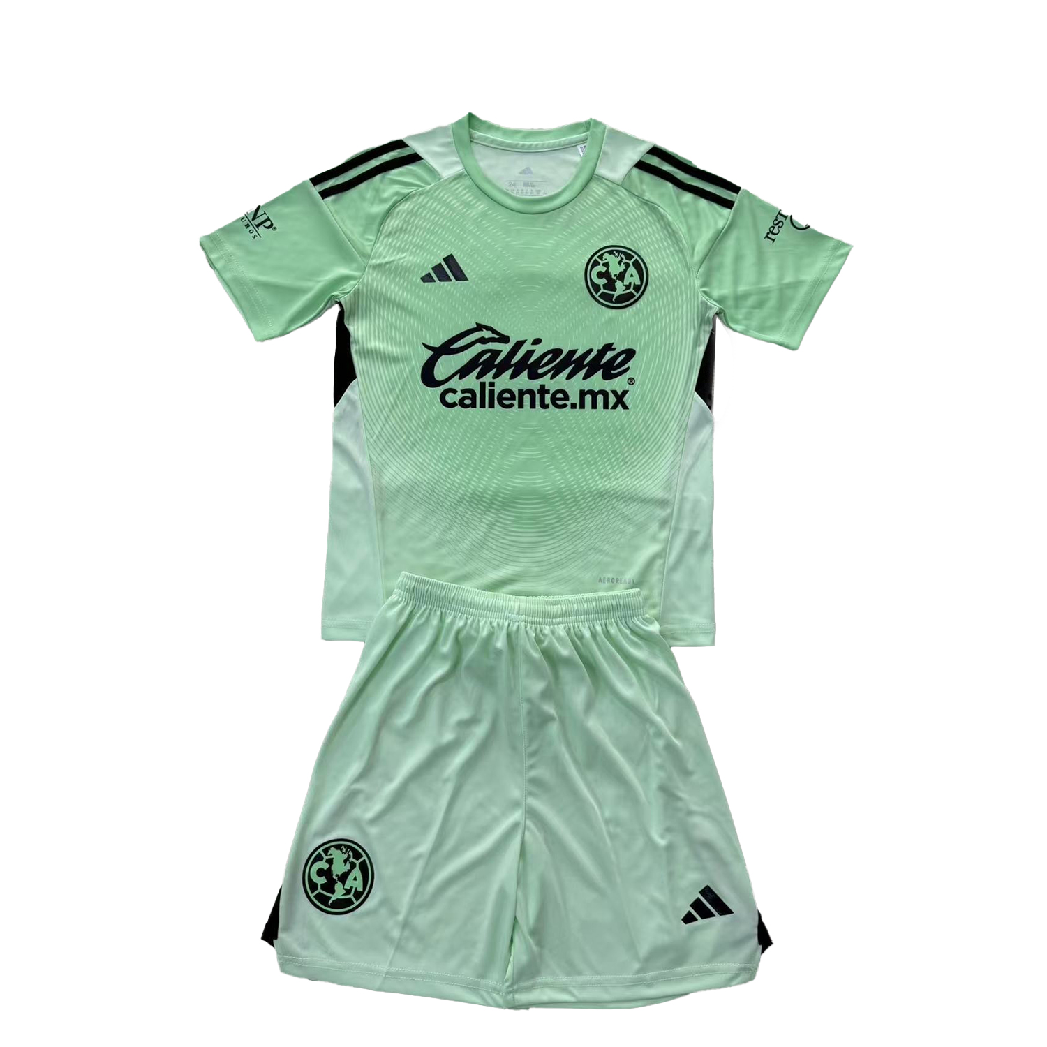 AlphaJersey-Club América 25-26 Green Goalkeeper Men's Adult Jersey Set - Fans Version