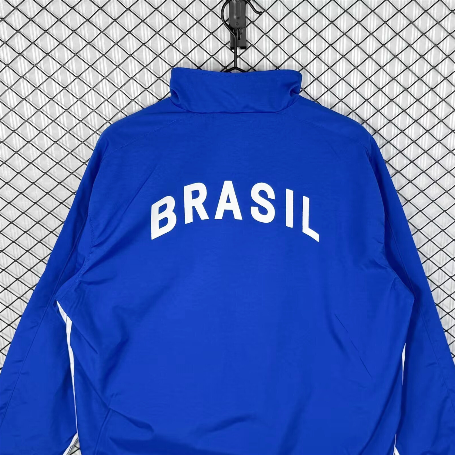 AlphaJersey-Retro Brazil 1998 Blue Windbreaker