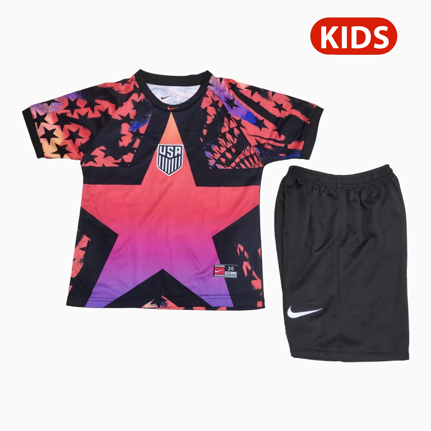 AlphaJersey-United States USA 2026 Hollywood Goalkeeper Special Kids Kit