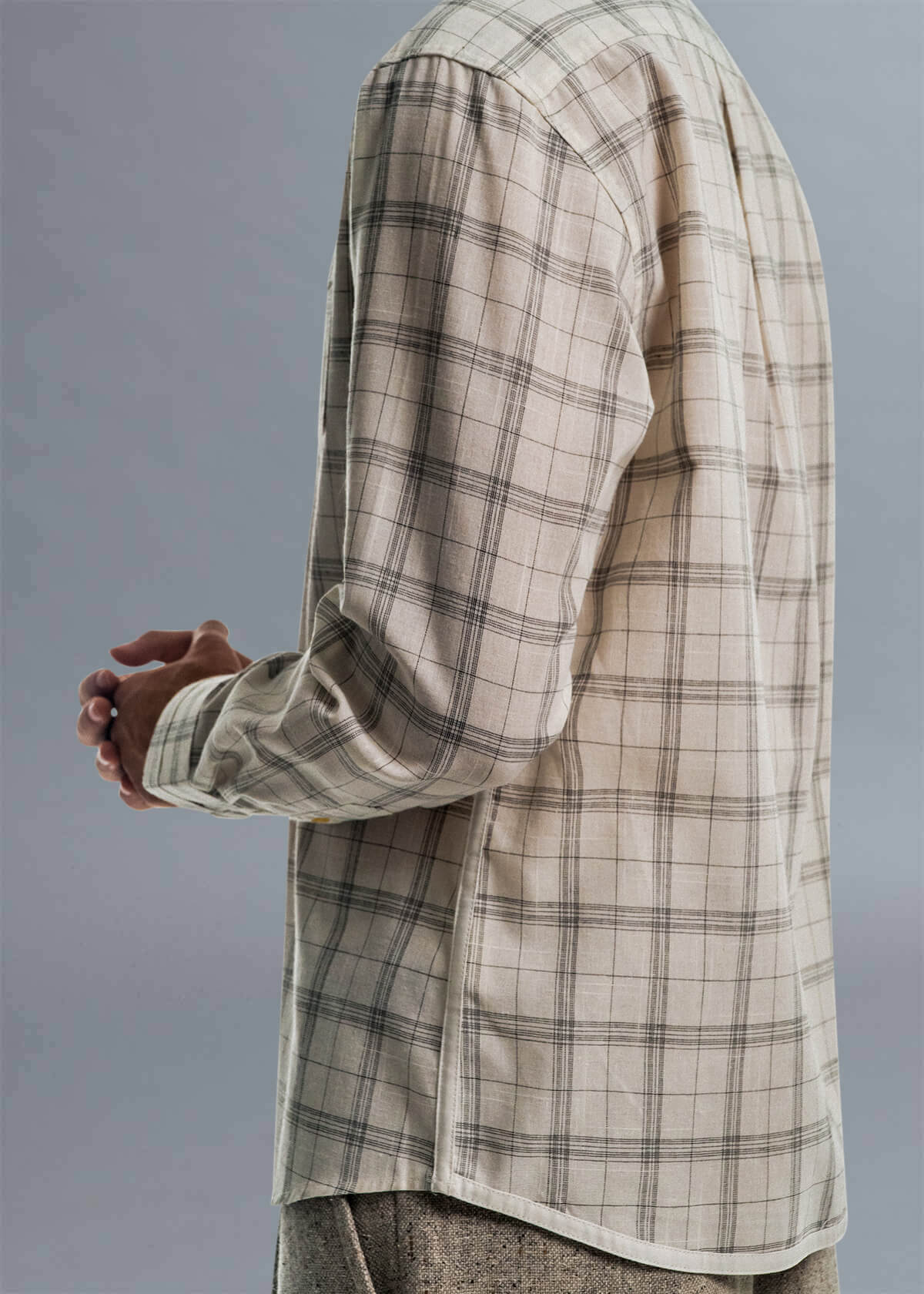 Slub Sketch Plaid | Modern Menswear by yycbvcnbmmnbm