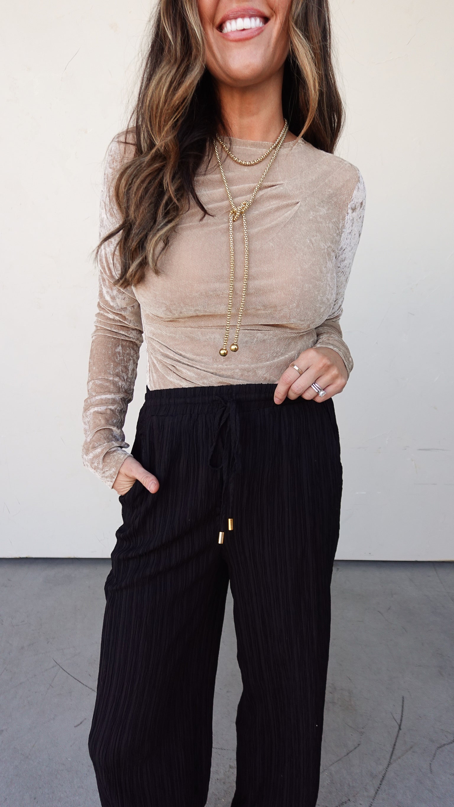 Champagne Velvet Bodysuit | Elegant Women's Fashion by coolavocek