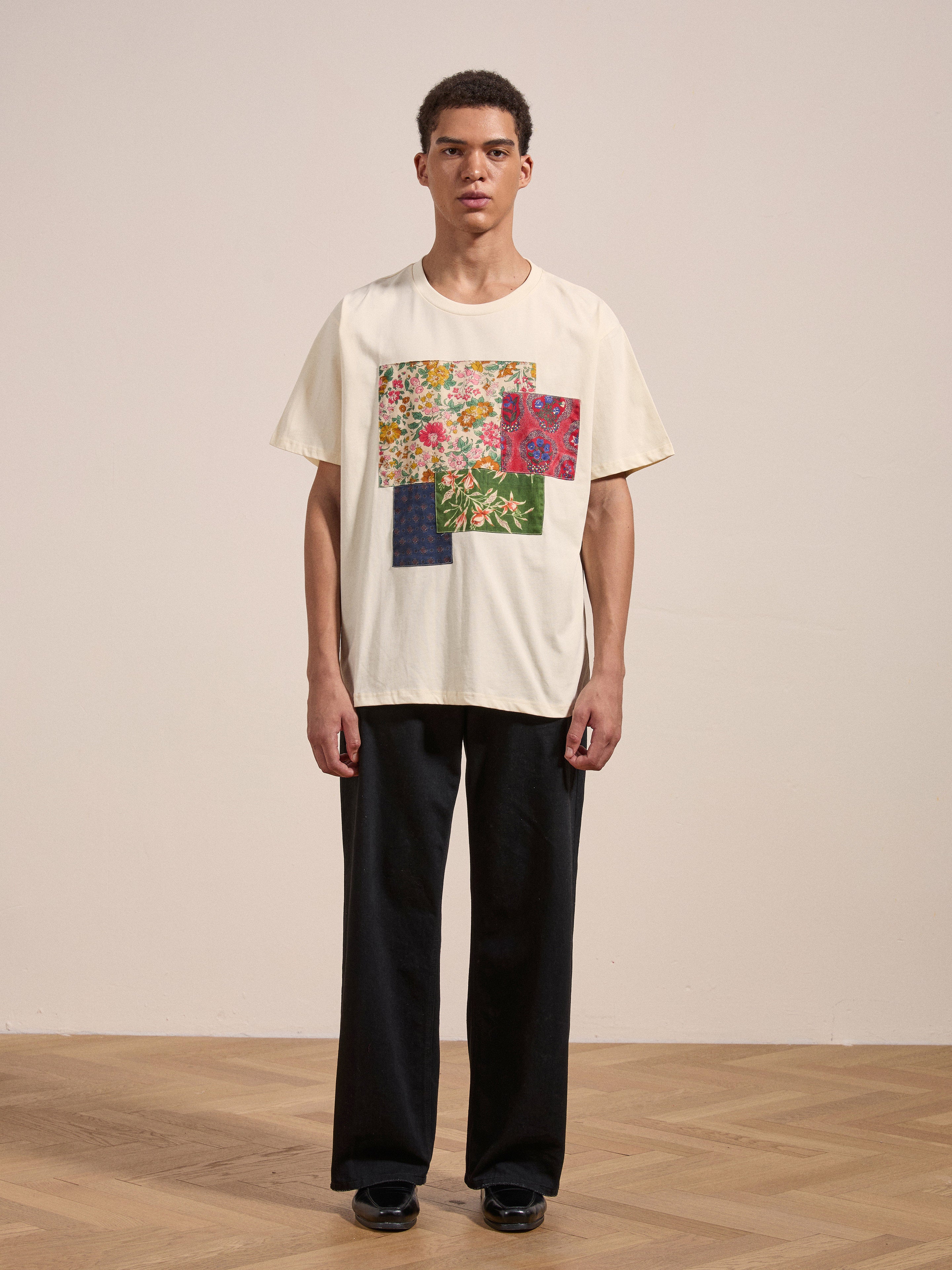 Patchwork Tee | Modern Menswear by yycbvcnbmmnbm
