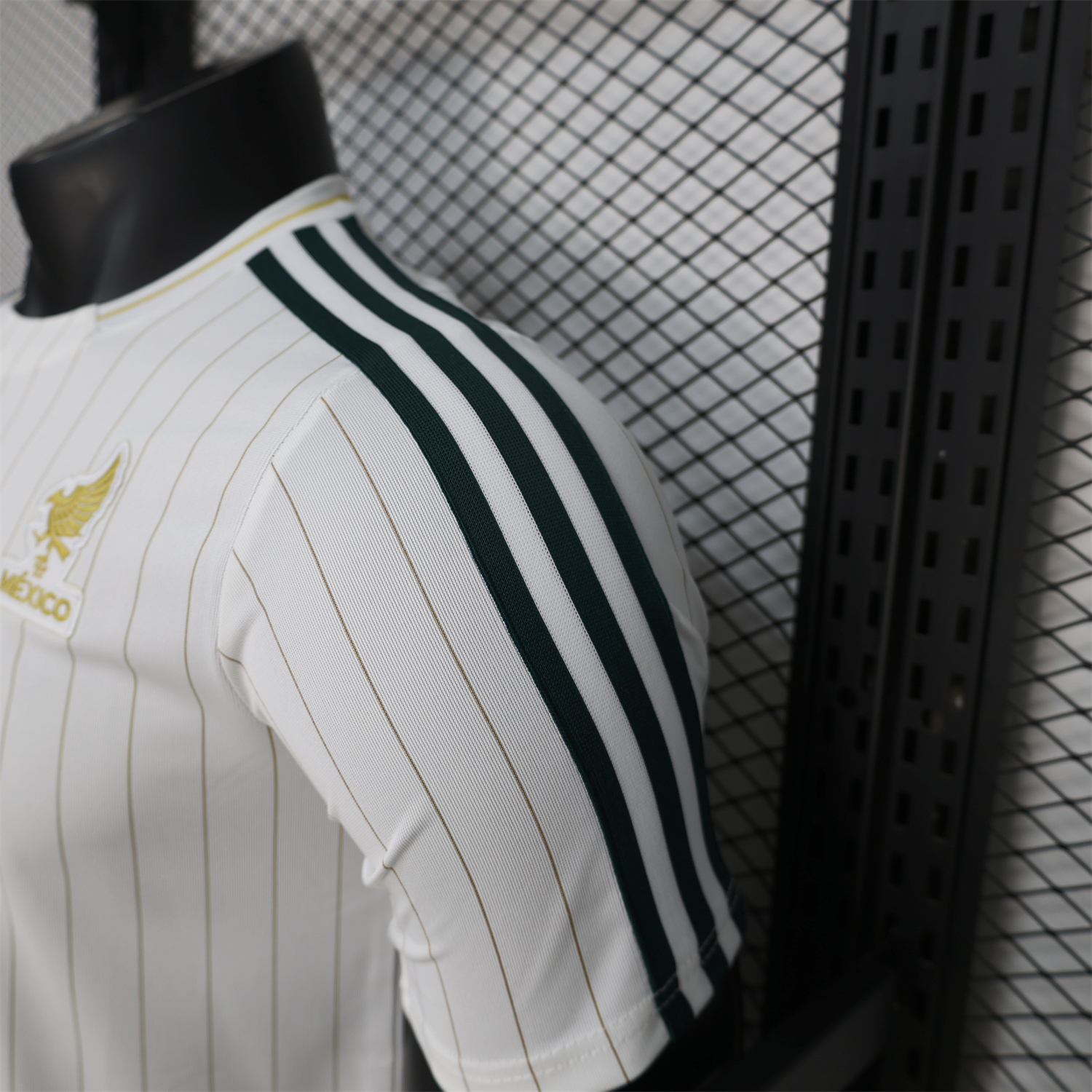 AlphaJersey-Mexico 2026 Terrace Icon Retro Casual Style White Jersey - Player Version