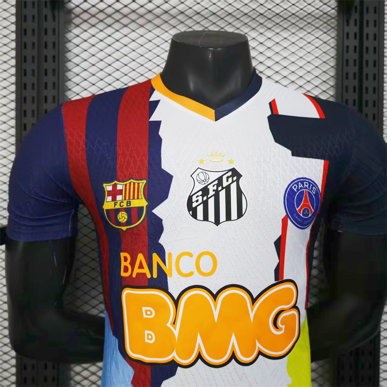 AlphaJersey-Neymar Career Commemorative Jersey - Player Version - Barcelona Brazil Paris Saint-Germain PSG Santos Al Hilal SFC