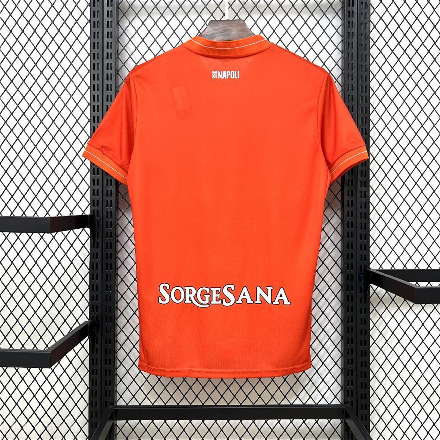 AlphaJersey-Napoli 25-26 Goalkeeper Orange Jersey - Fans Version