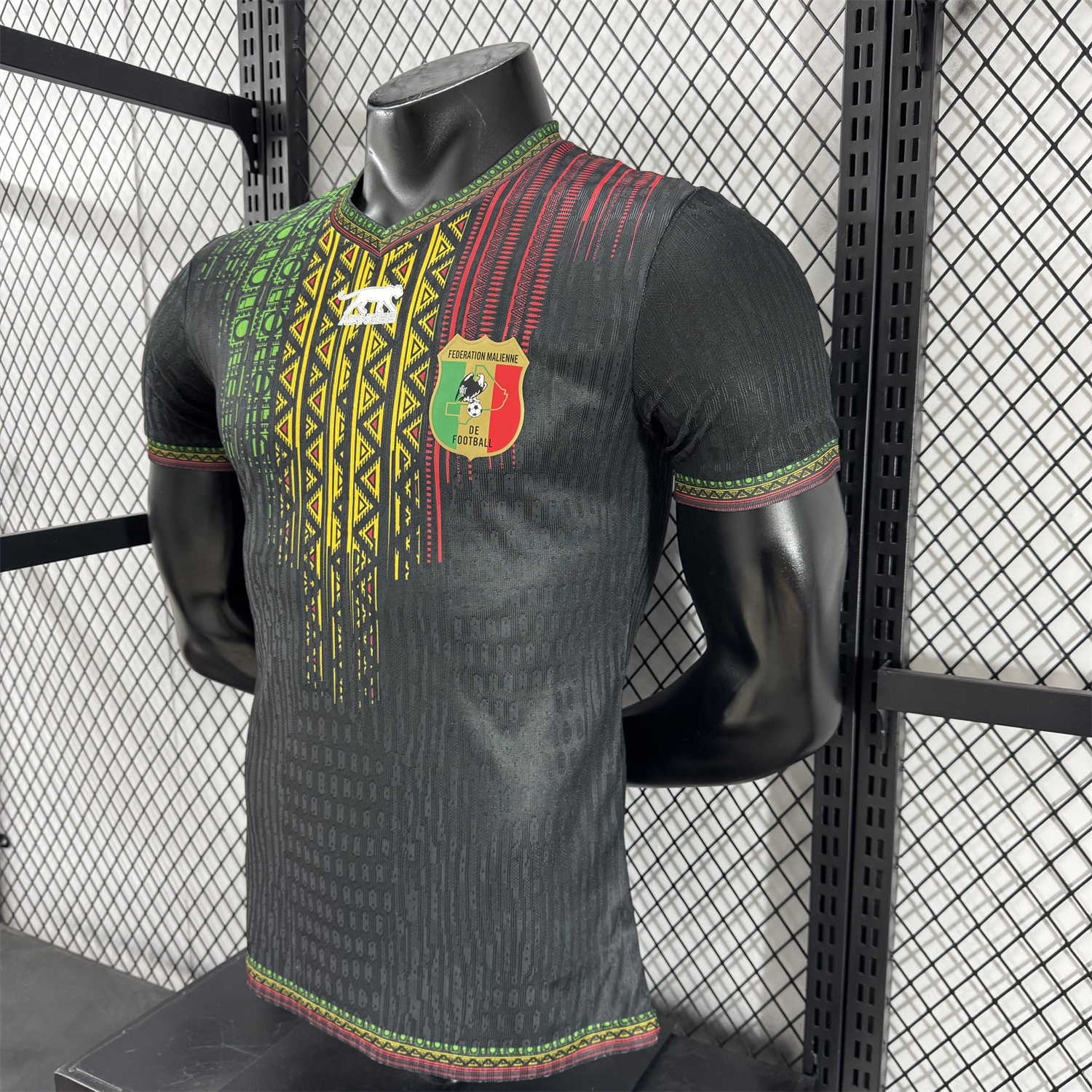 AlphaJersey-Mali 2025 Third Black Jersey - Player Version