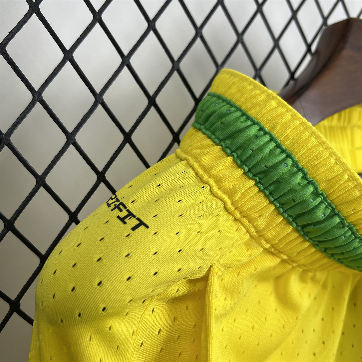 AlphaJersey-Brazil 2026 Yellow Casual Shorts - Fans Version