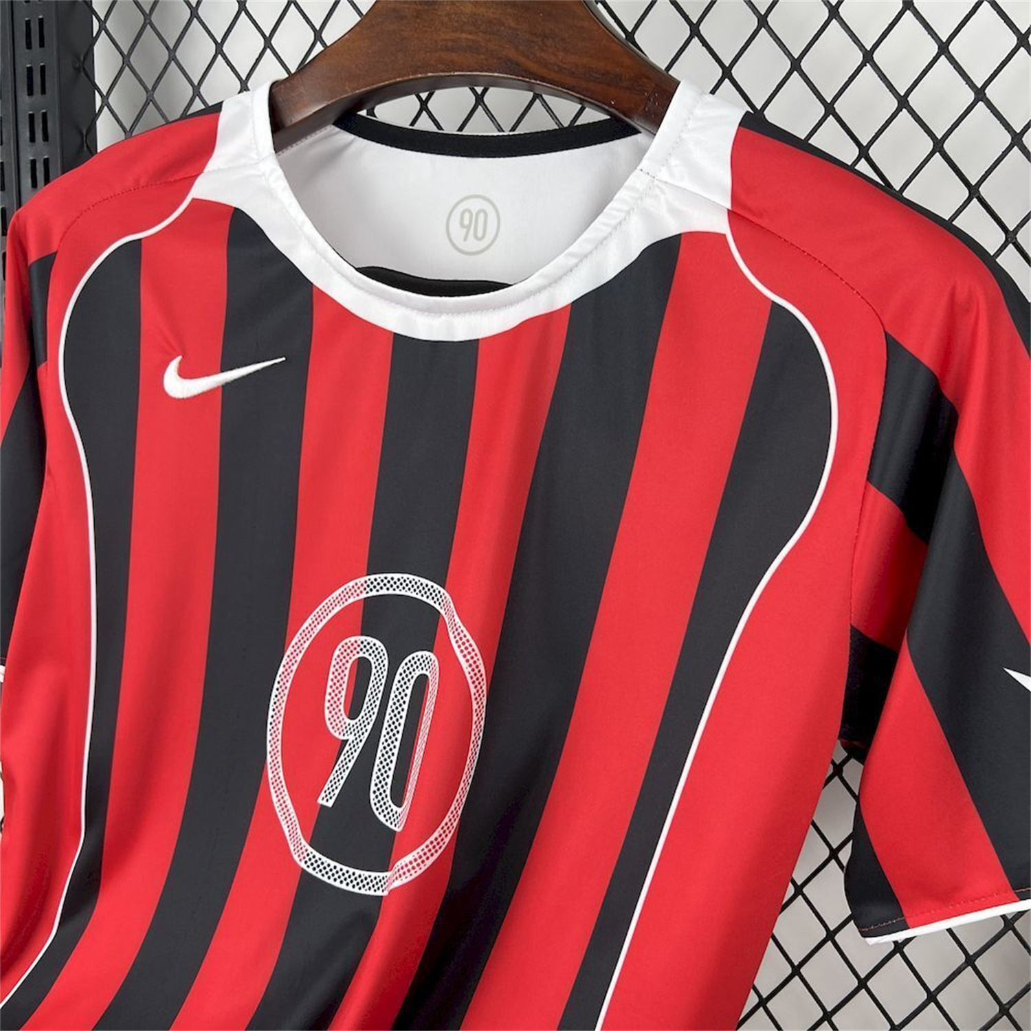 AlphaJersey-Nike 2026 T90 Black And Red Special Jersey