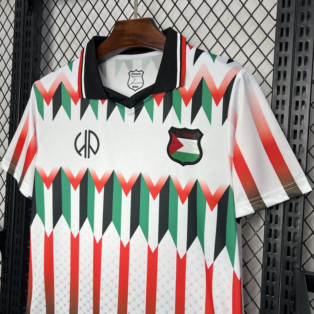 AlphaJersey-Retro Club Deportivo Palestino X Hypepeace White Throwback Jersey