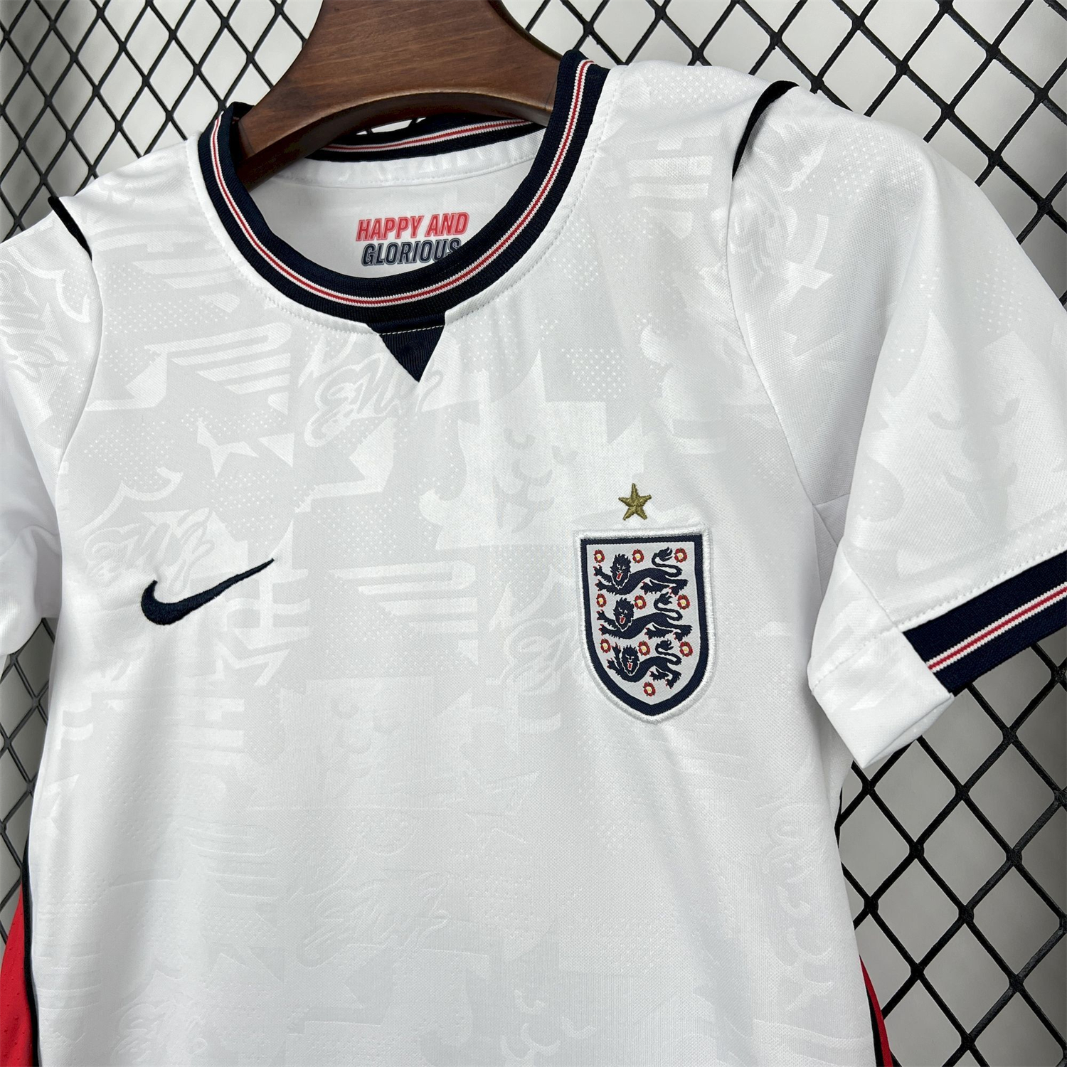 AlphaJersey-England 2026 Home White Men's Adult Jersey Set - Fans Version
