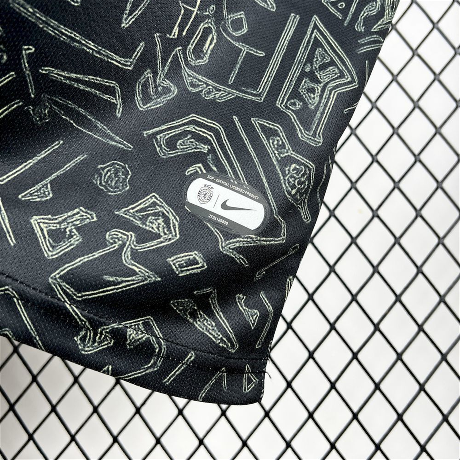 AlphaJersey-Sporting CP 25-26 Symbol Design Black Special Jersey - Fans Version