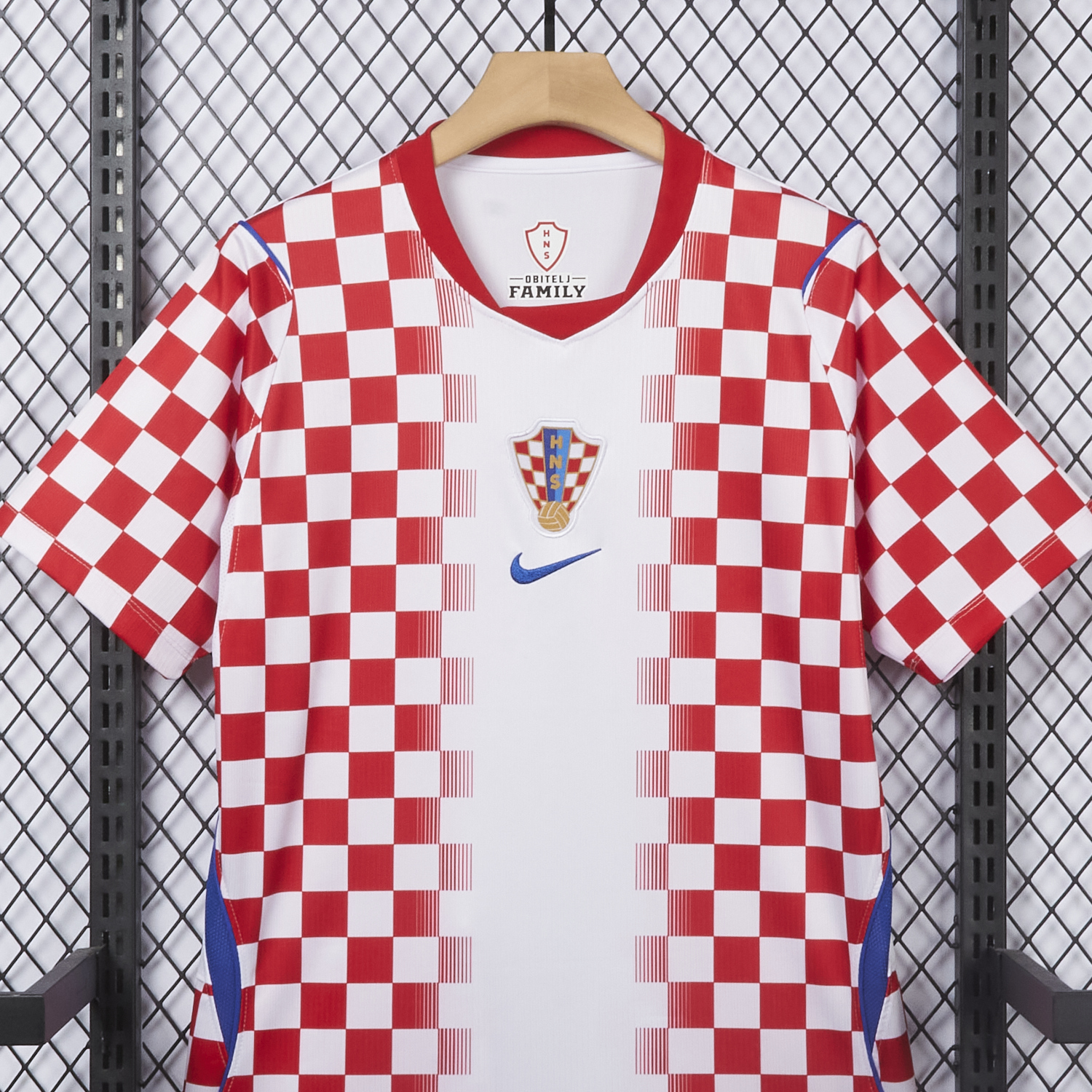 AlphaJersey-Croatia 2026 Home White And Red Jersey - Fans Version
