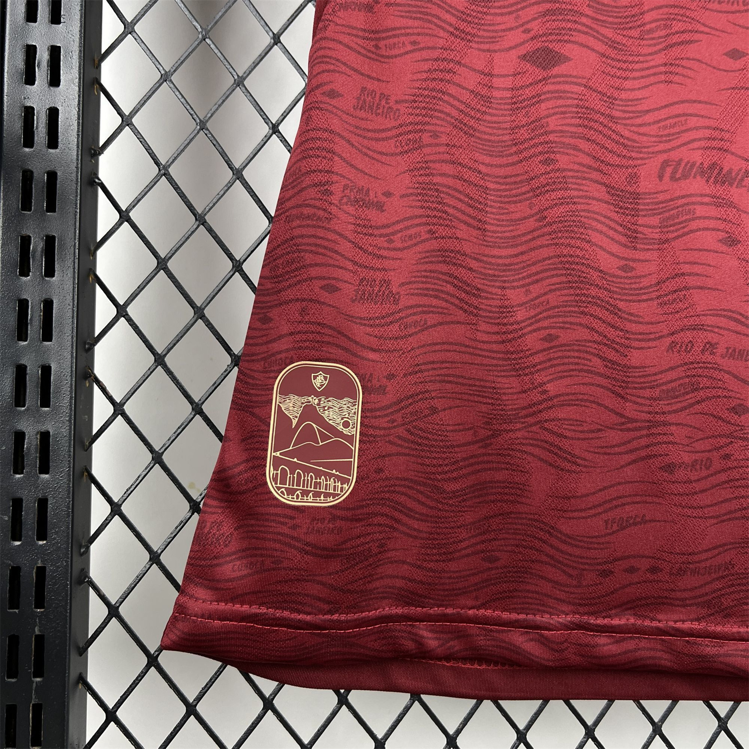 AlphaJersey-Women's Fluminense 25-26 Third Red Jersey