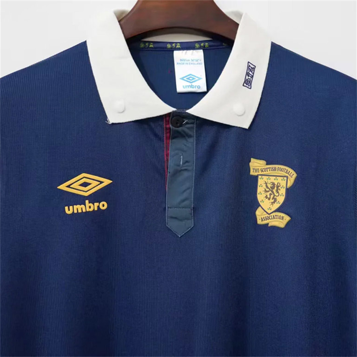 AlphaJersey-Retro S-c-o.t l.a-n.d 1988-89 Home Jersey - Fans Version