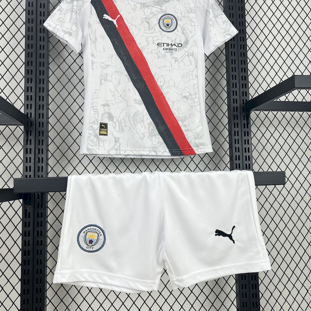 AlphaJersey-Manchester City 25-26 Away Kids Kit