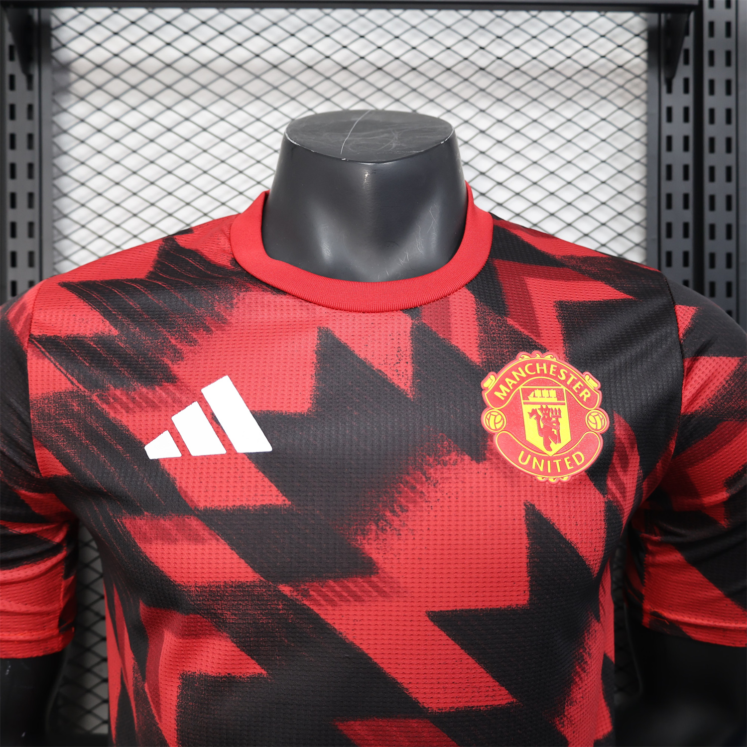 AlphaJersey-Manchester United 25-26 Red Pre-match Training Jersey - Player Version