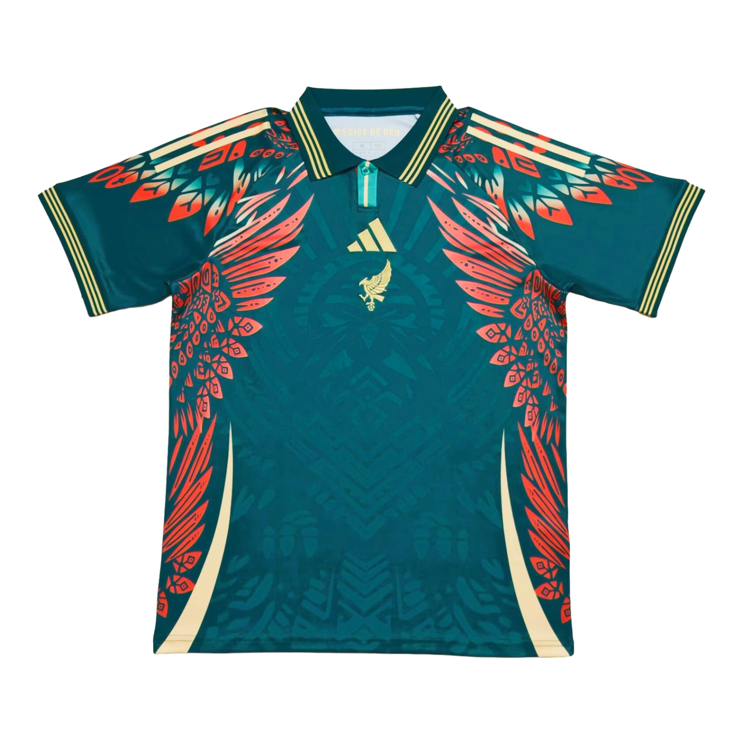 AlphaJersey-Mexico 2025 Gold Cup Bird Green Special Edition Jersey - Fans Version