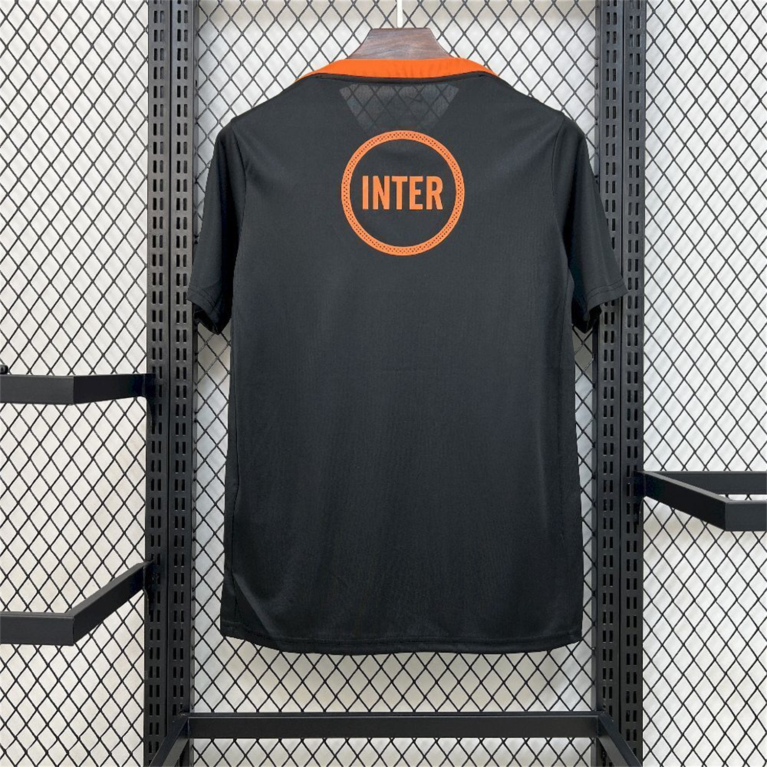 AlphaJersey-Inter Milan 25-26 Orange And Black Training Jersey - Fans Version