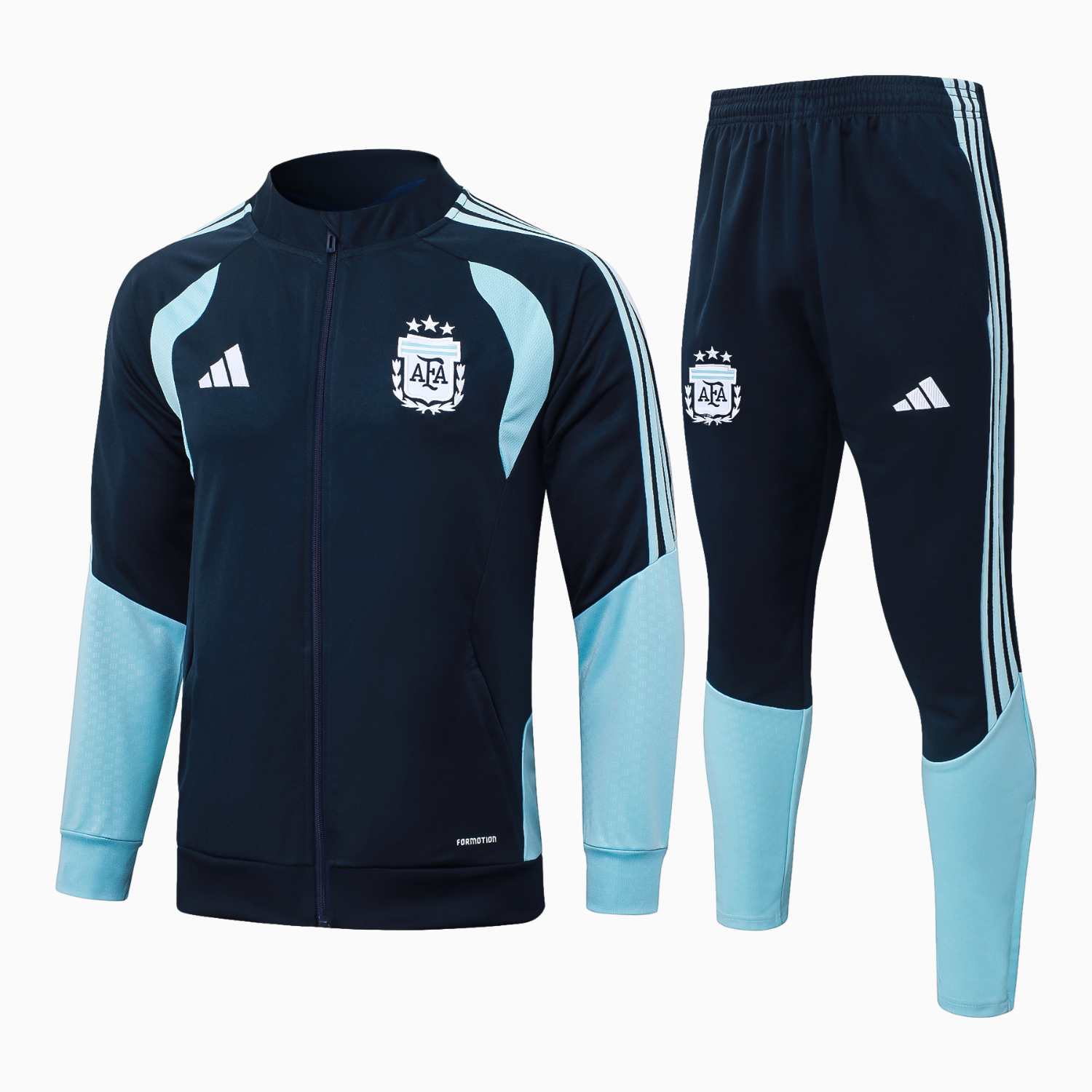 AlphaJersey-Argentina 25-26 Windbreaker Training Set - Dark Blue Top and Pants