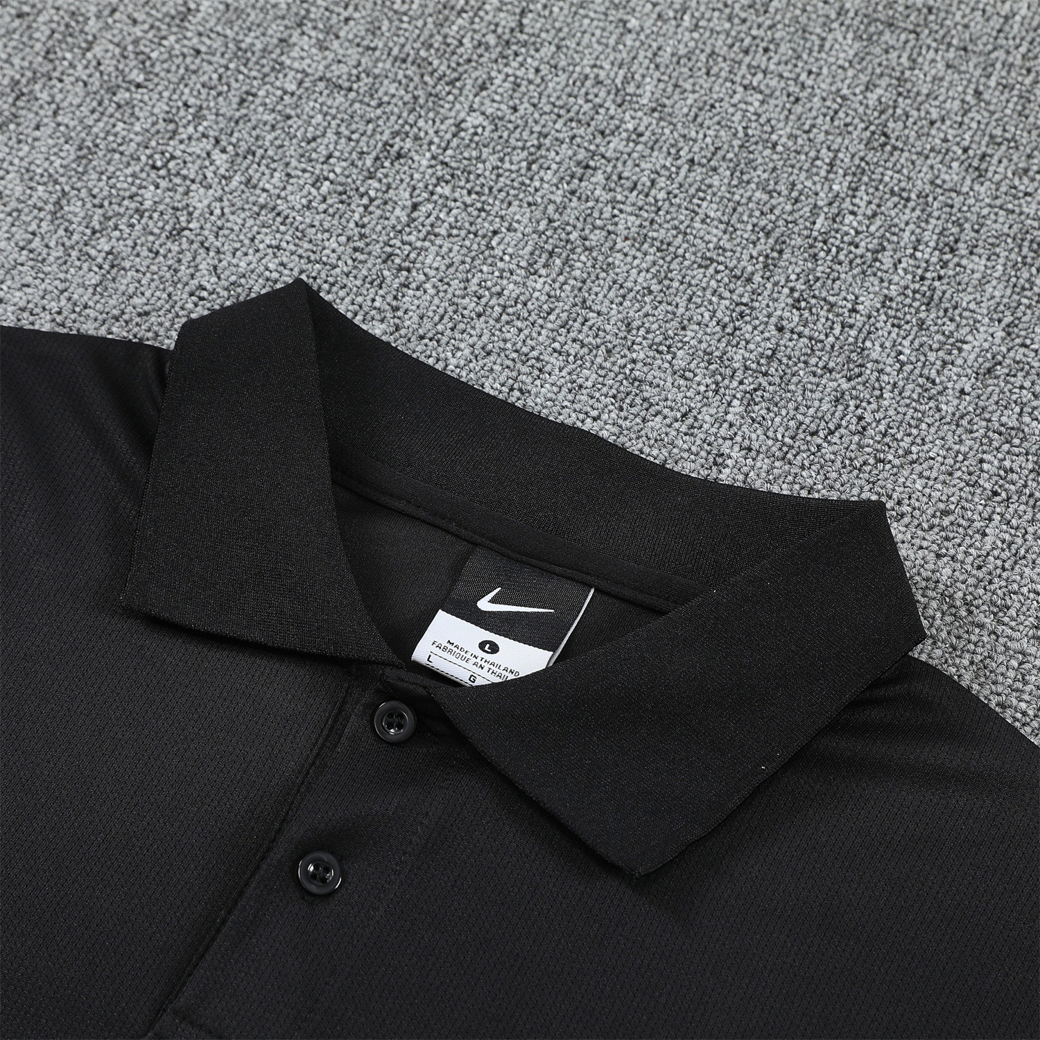 AlphaJersey-Paris Saint-Germain PSG 25-26 POLO Short-Sleeve Training Set - Black Top and Pants