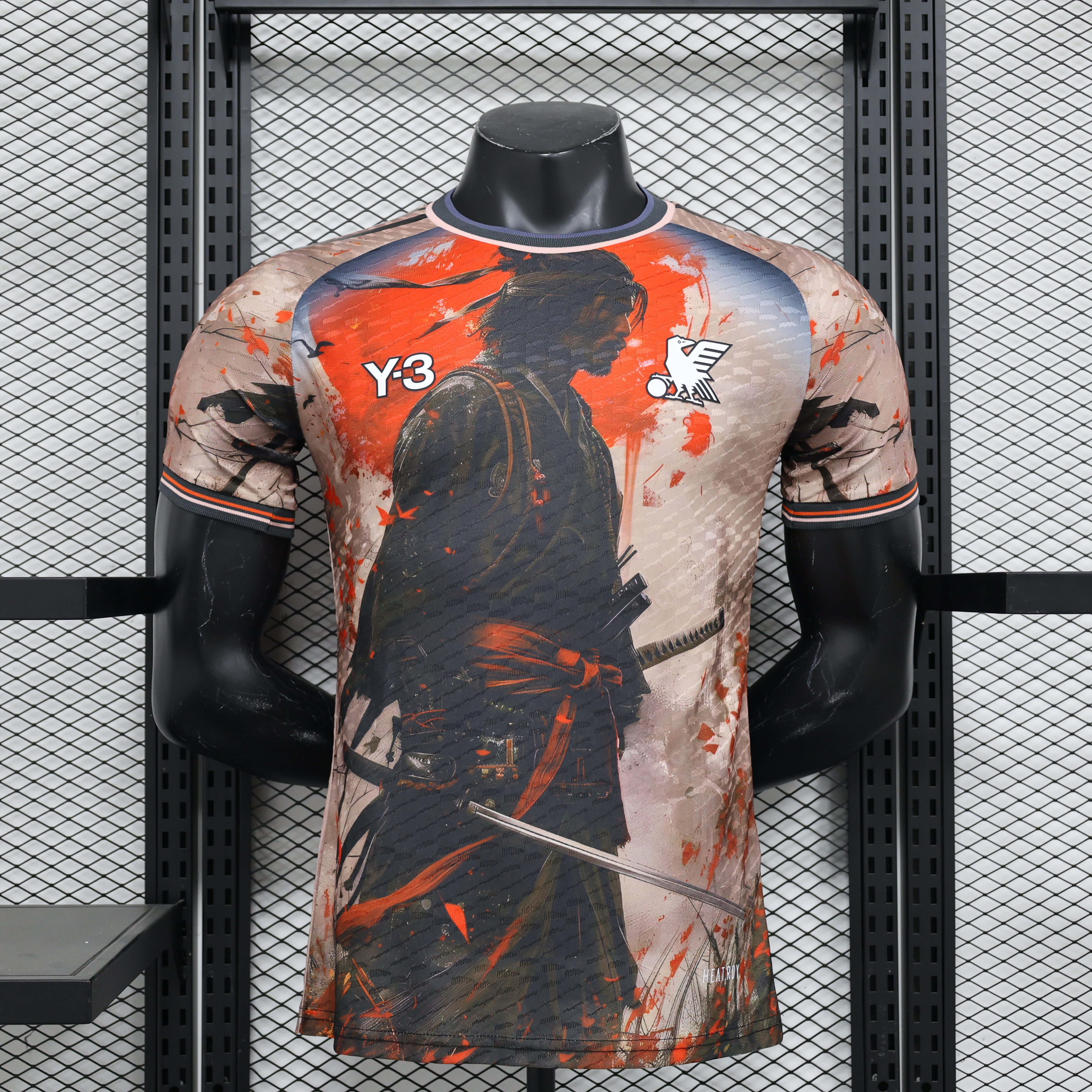 AlphaJersey-Japan 2024 Y3 Samurai Special Jersey - Player Version